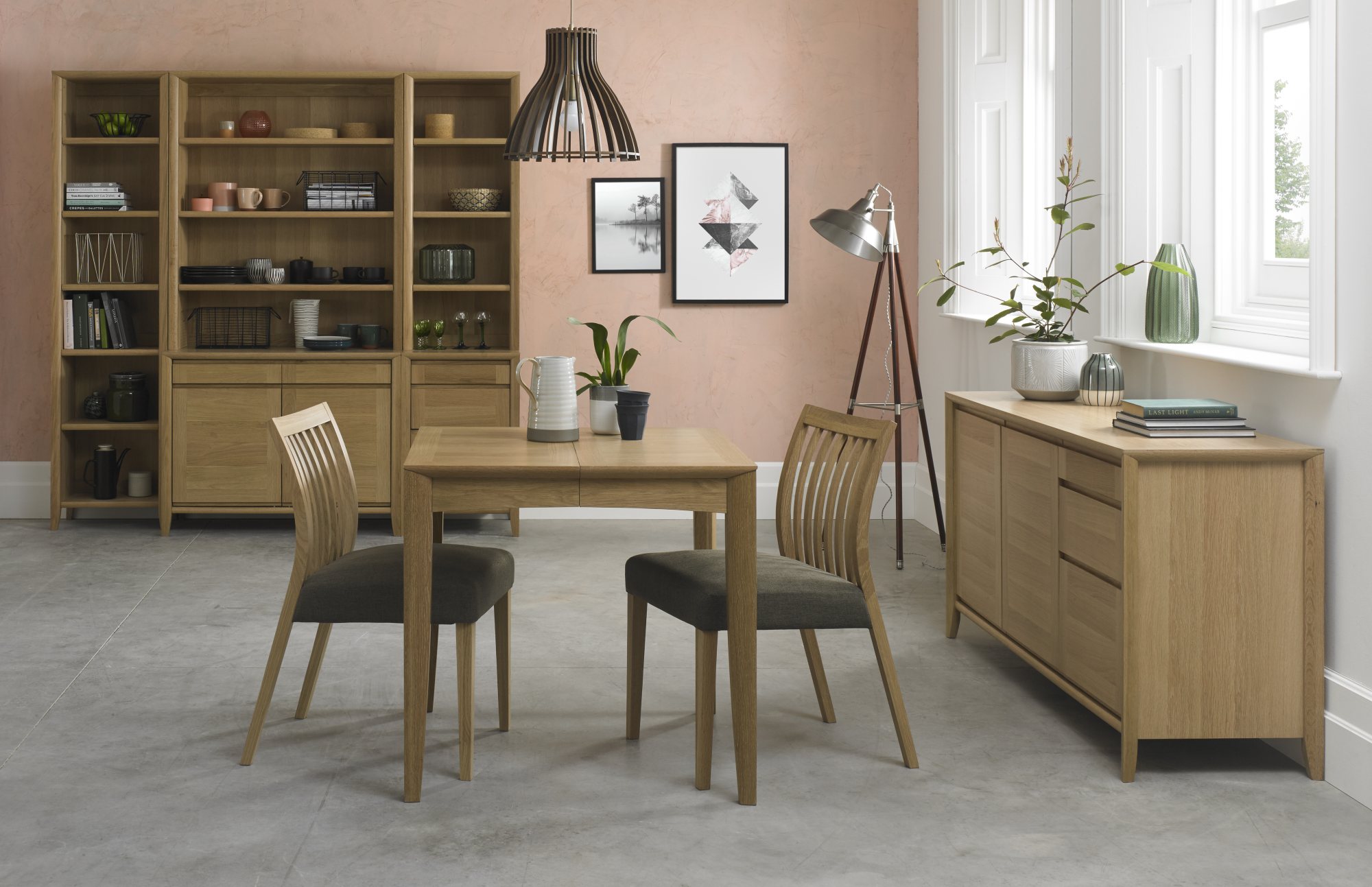 Jasper - Oak 2-4 Seater Extendable Dining Table