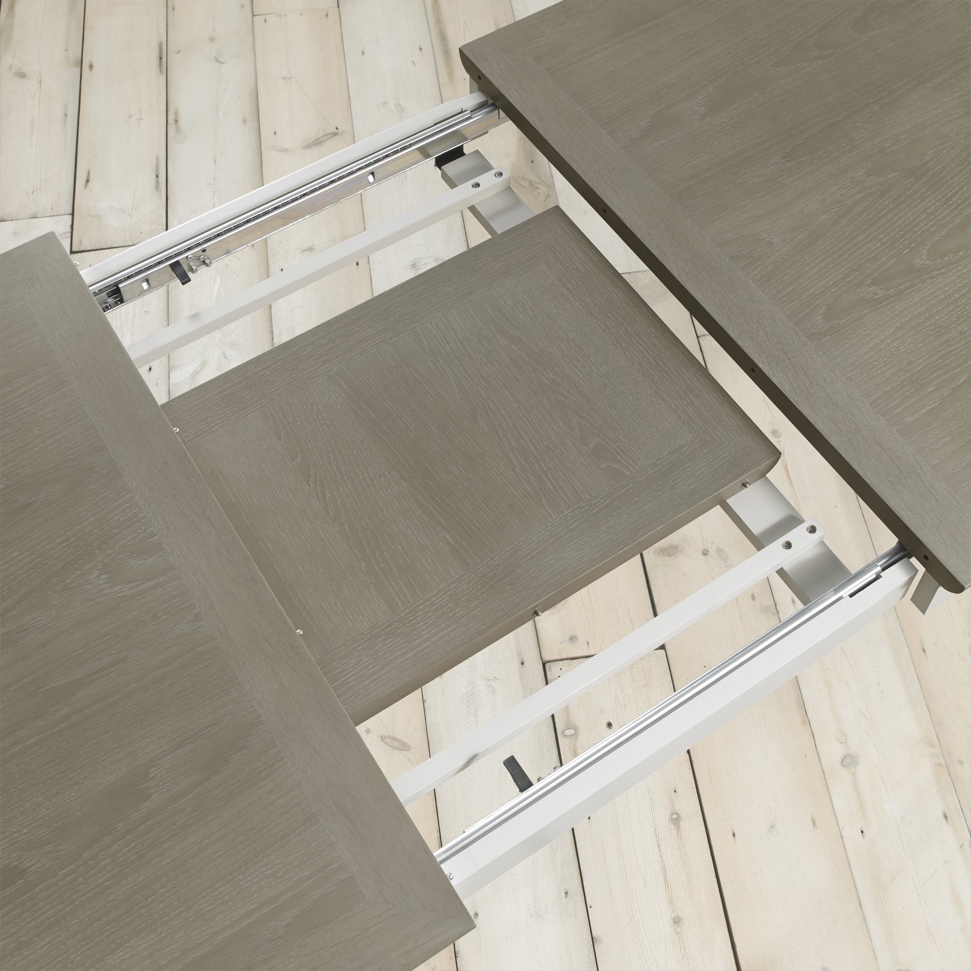 Jasper - Soft Grey 4-6 Seater Extendable Dining Table