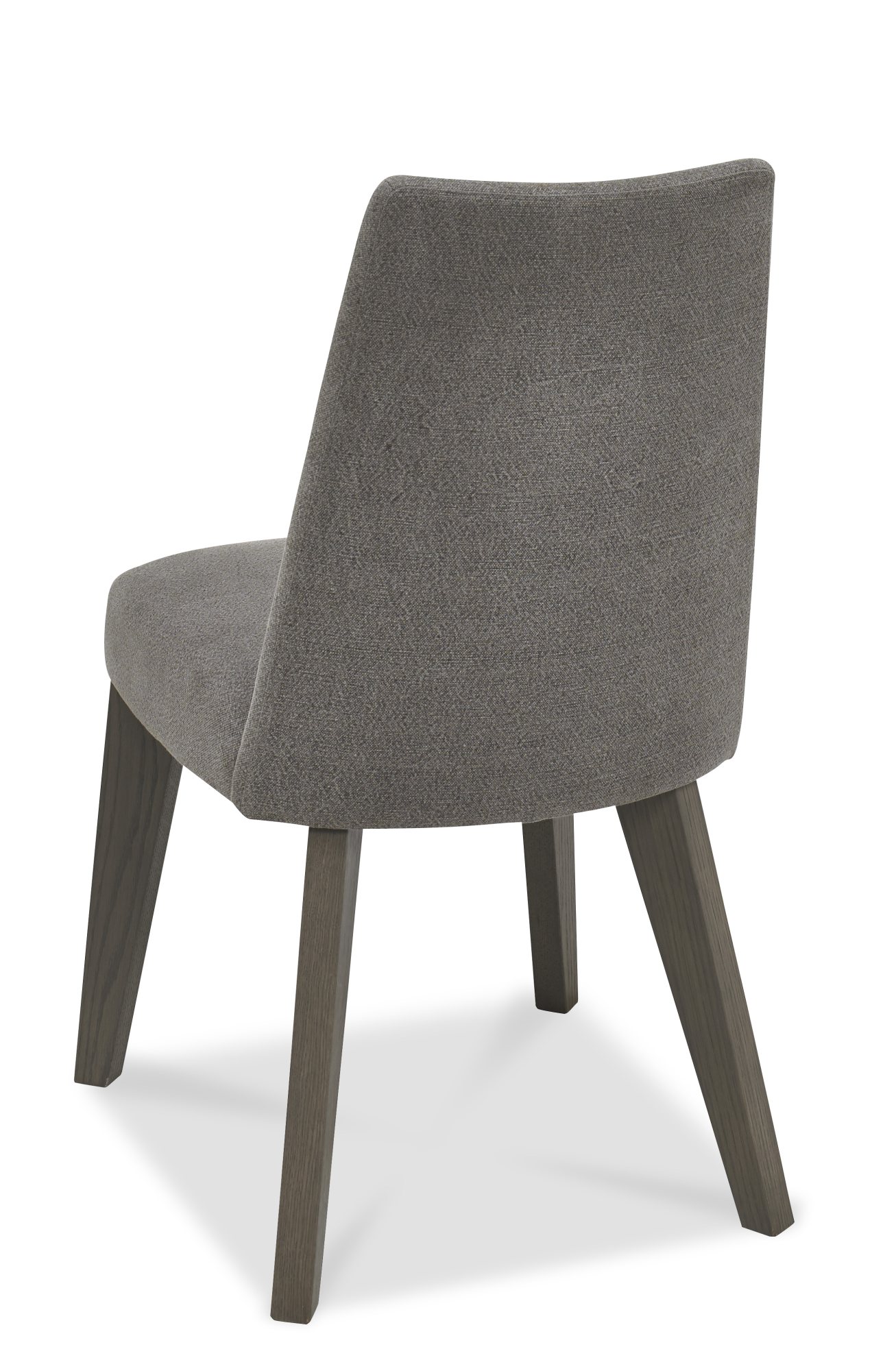Home Origins Garner Aged Oak Upholstered Smoke Grey Chairs - line drawing