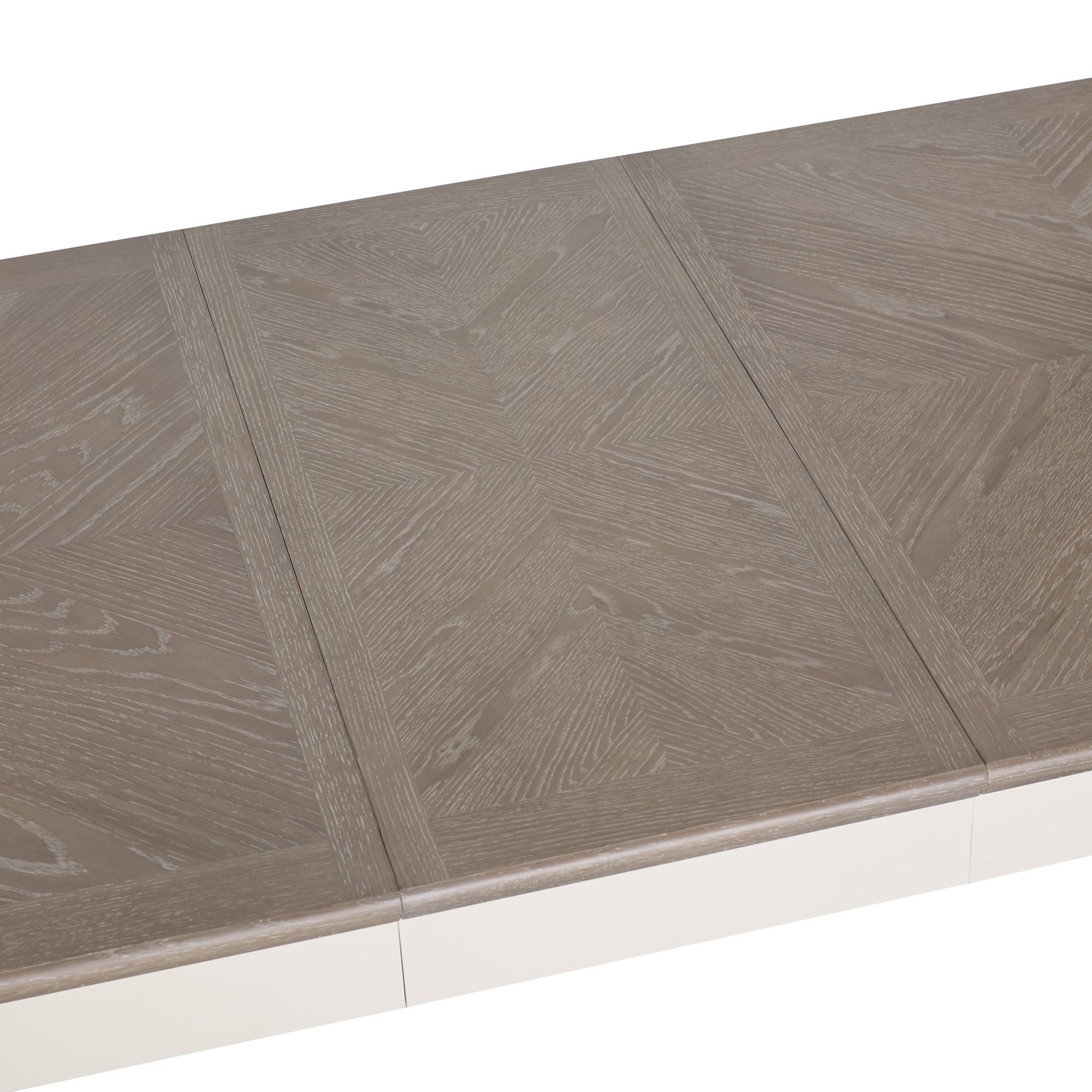 Miller - Grey Washed Oak 4-6 Seater Extendable Dining Table