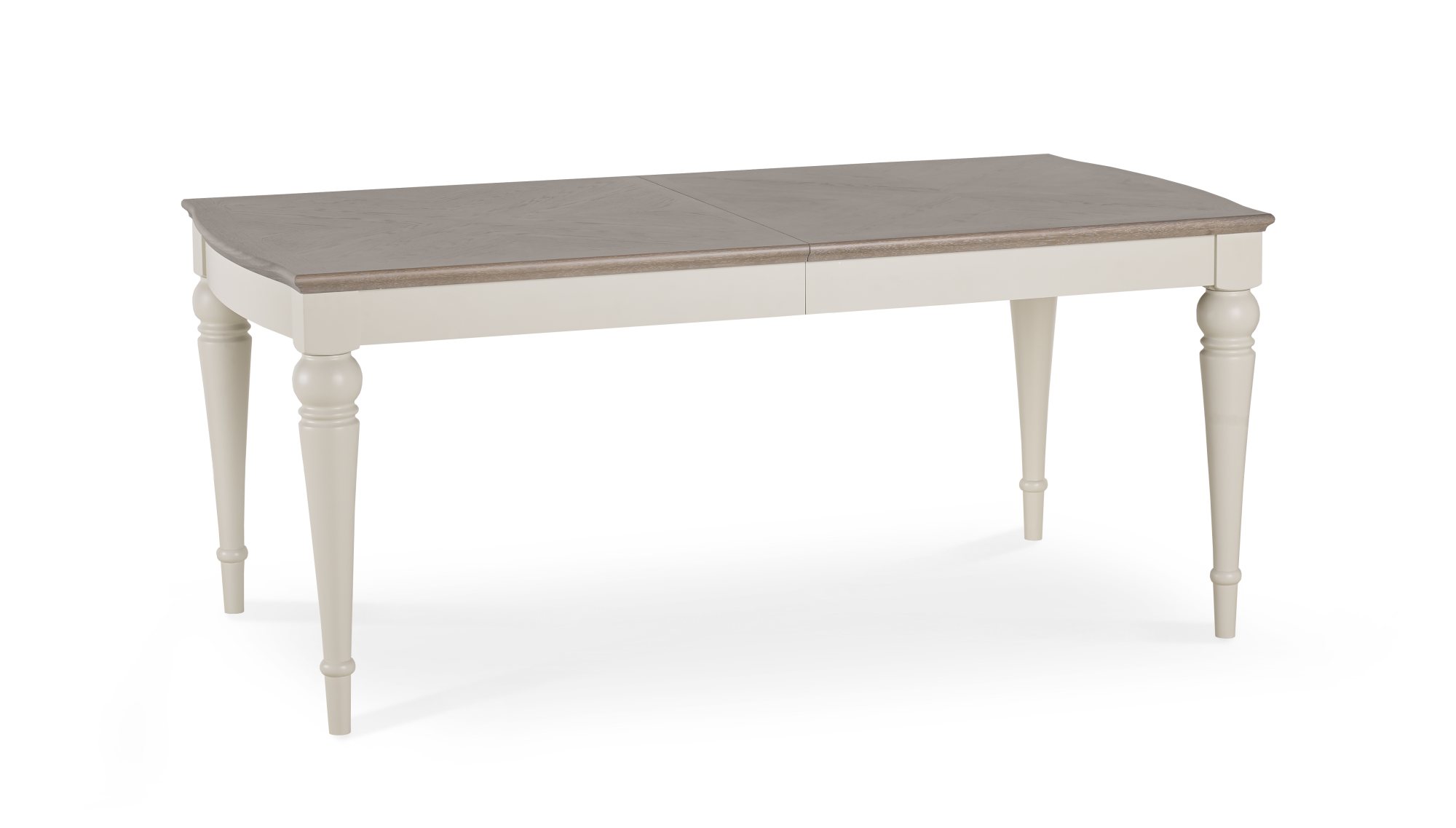 Miller - Grey Washed Oak 6-8 Seater Extendable Dining Table