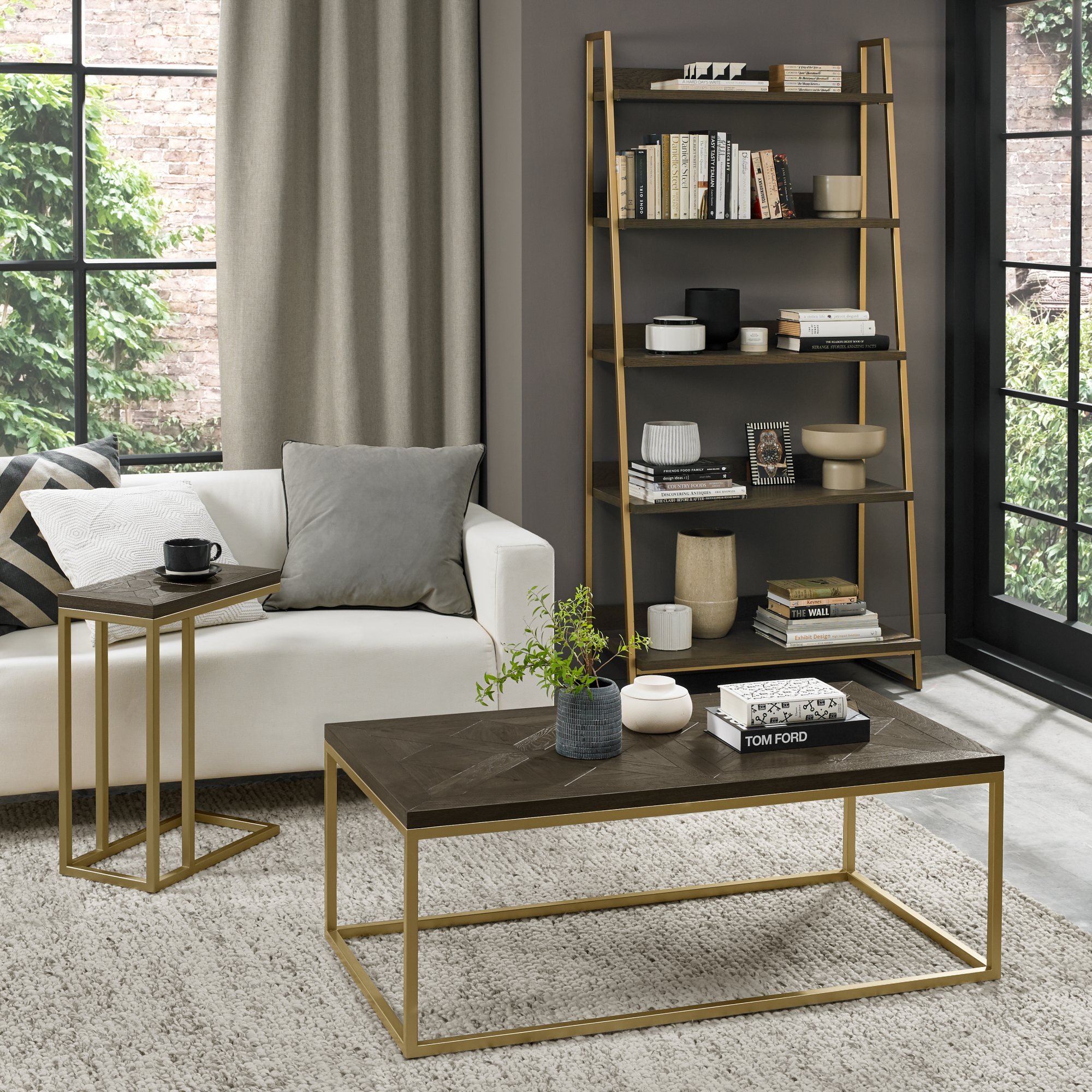 Varela - Fumed Oak Open Display Unit