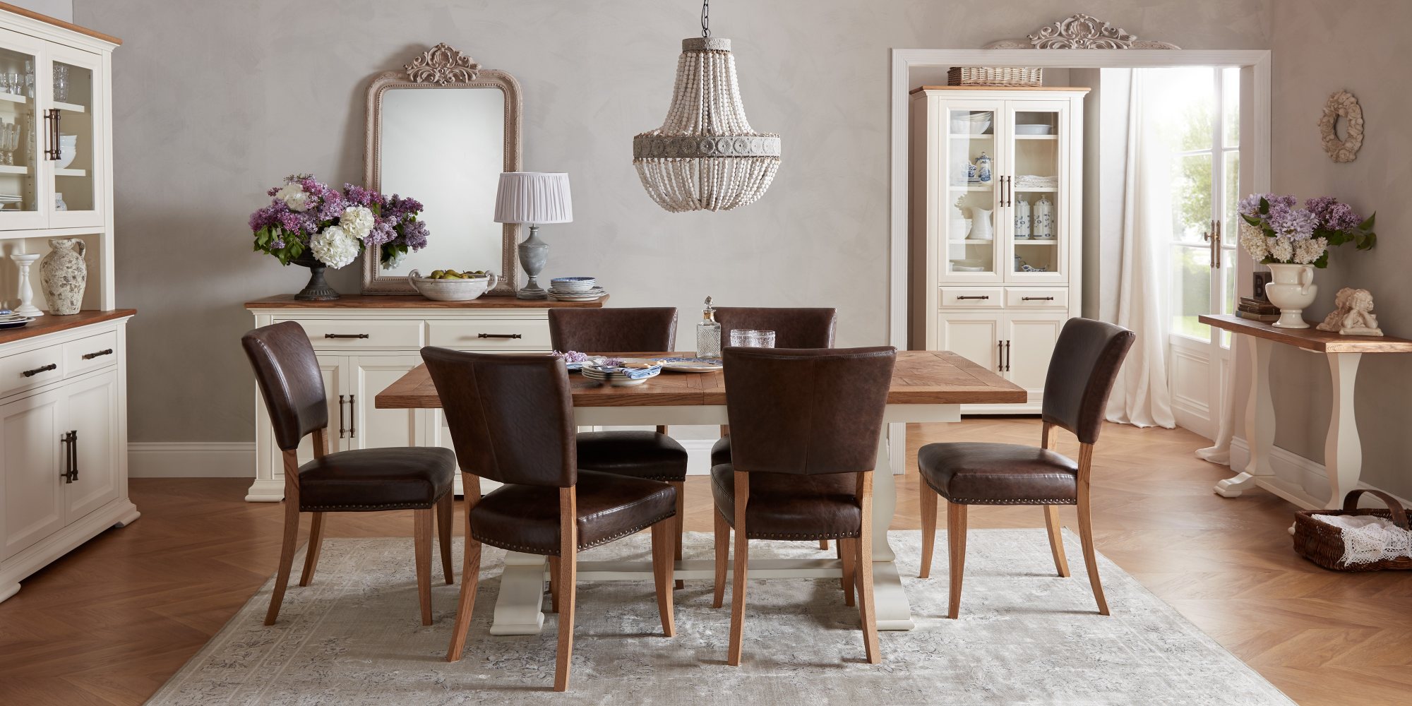 Rivera - Two Tone 6-8 Dining Table