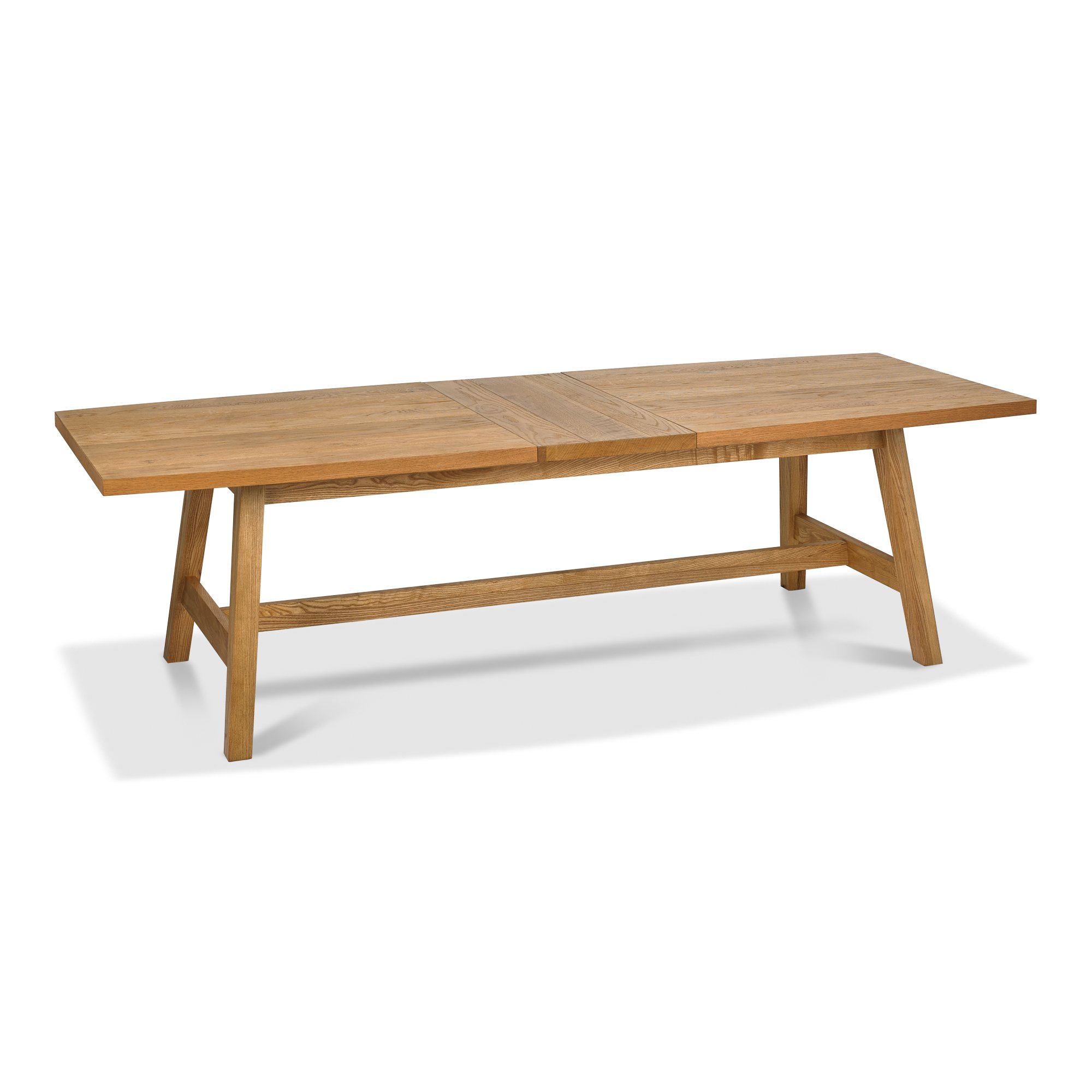 Rosen - Rustic Oak 6-8 Seater Extendable Dining Table