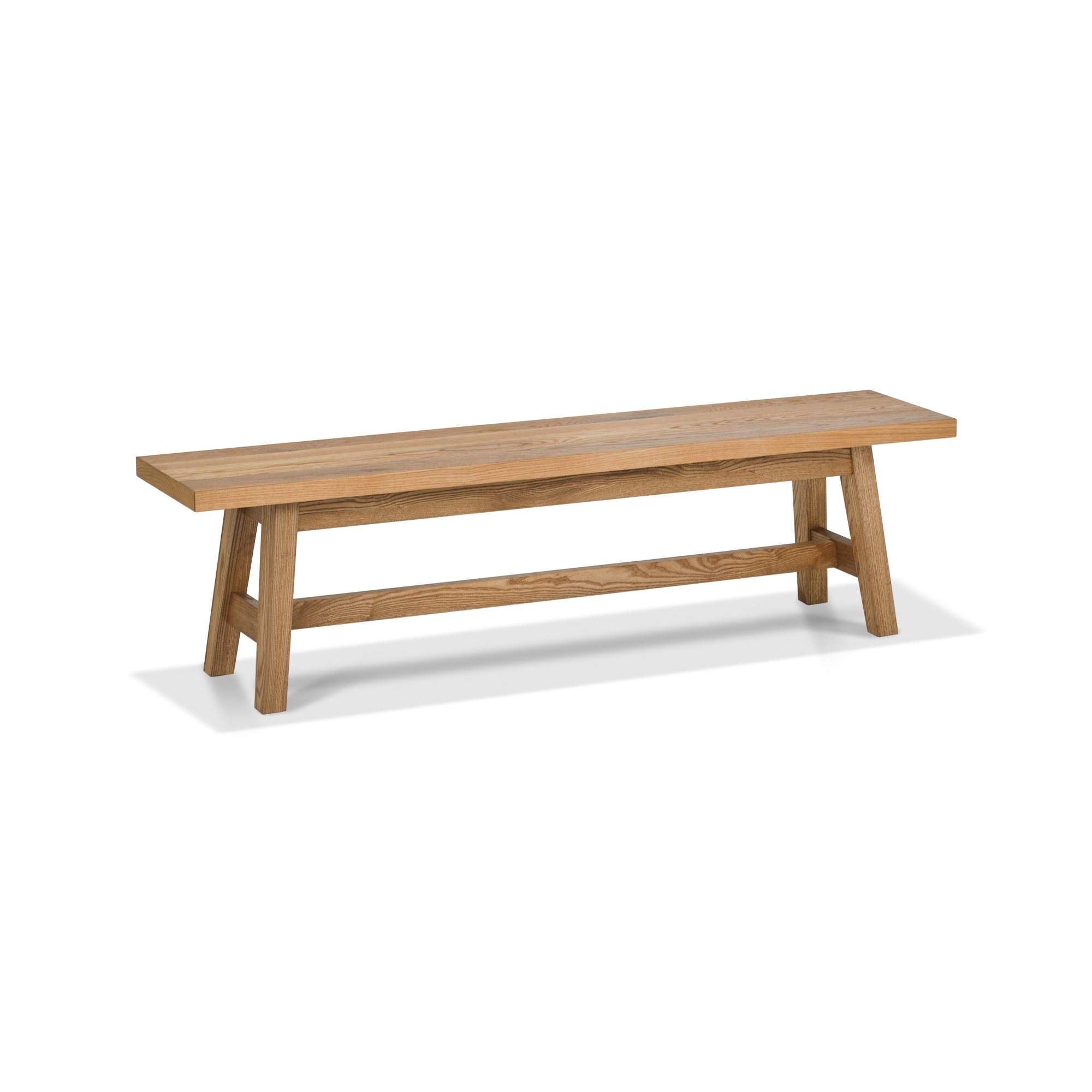 Rosen - Rustic Oak Small Dining Bench