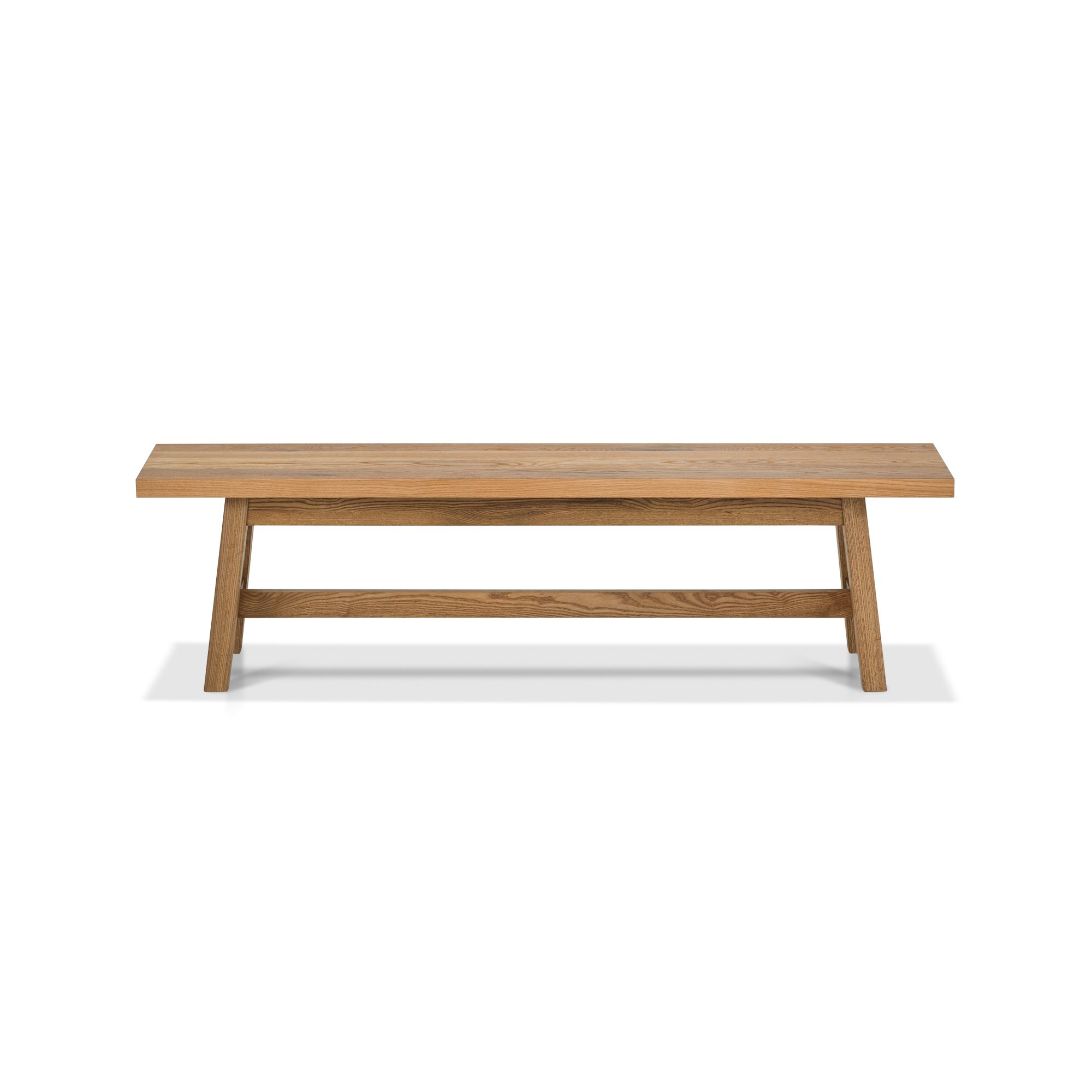Rosen - Rustic Oak Small Dining Bench