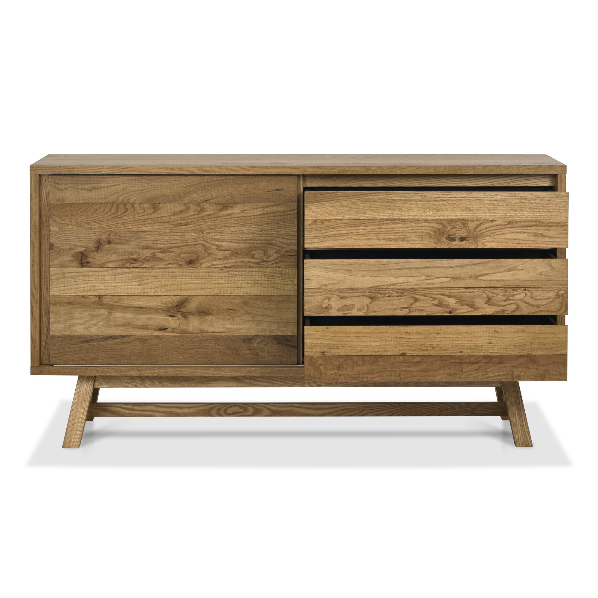 Rosen - Rustic Oak Wide Sideboard