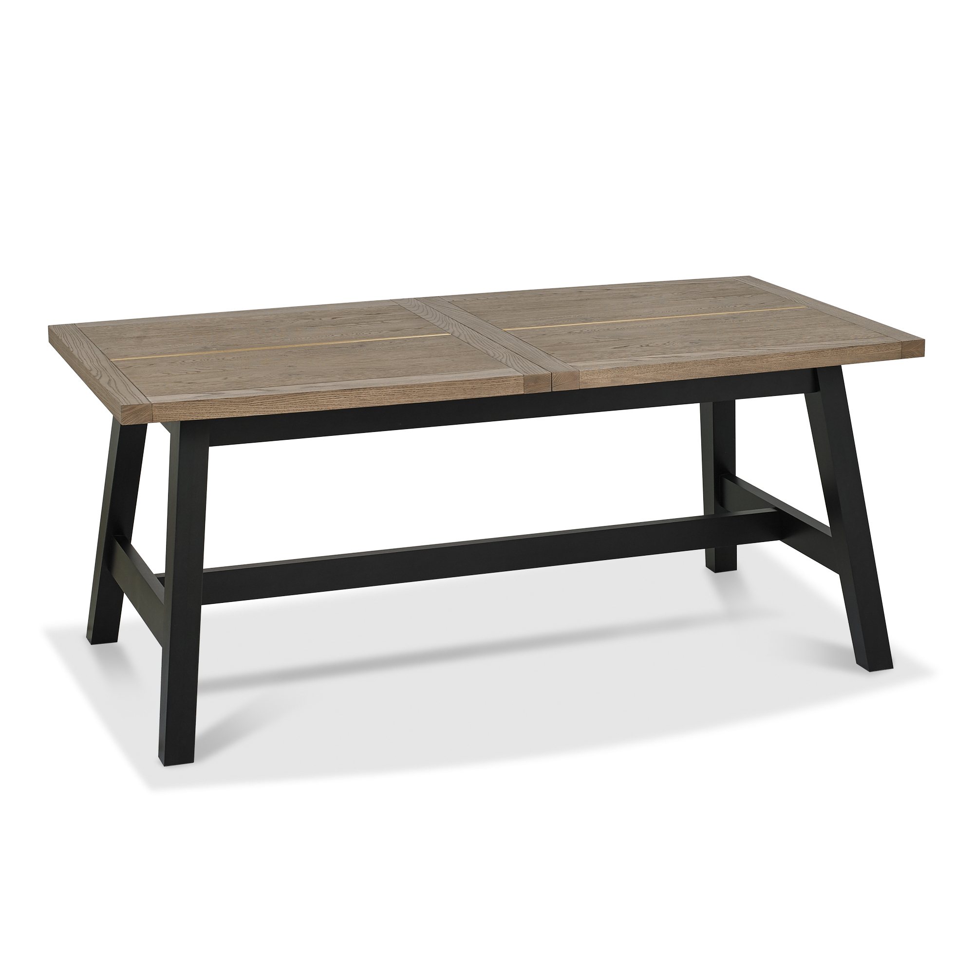 Rosen - Weathered Oak 4-6 Seater Extendable Dining Table