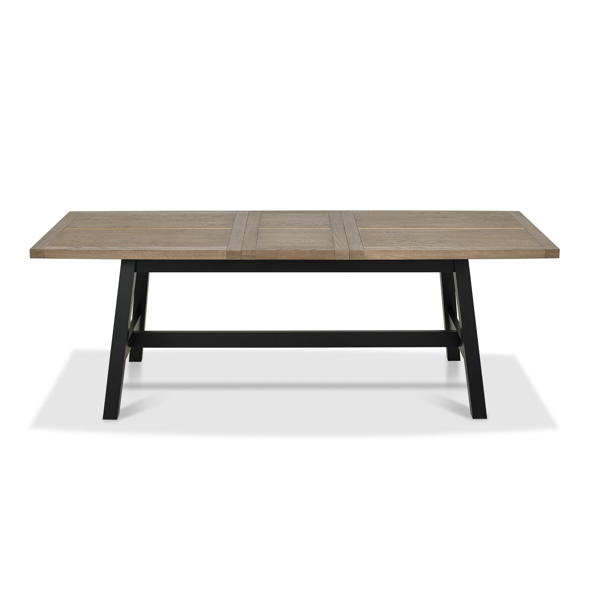 Rosen - Weathered Oak 4-6 Seater Extendable Dining Table