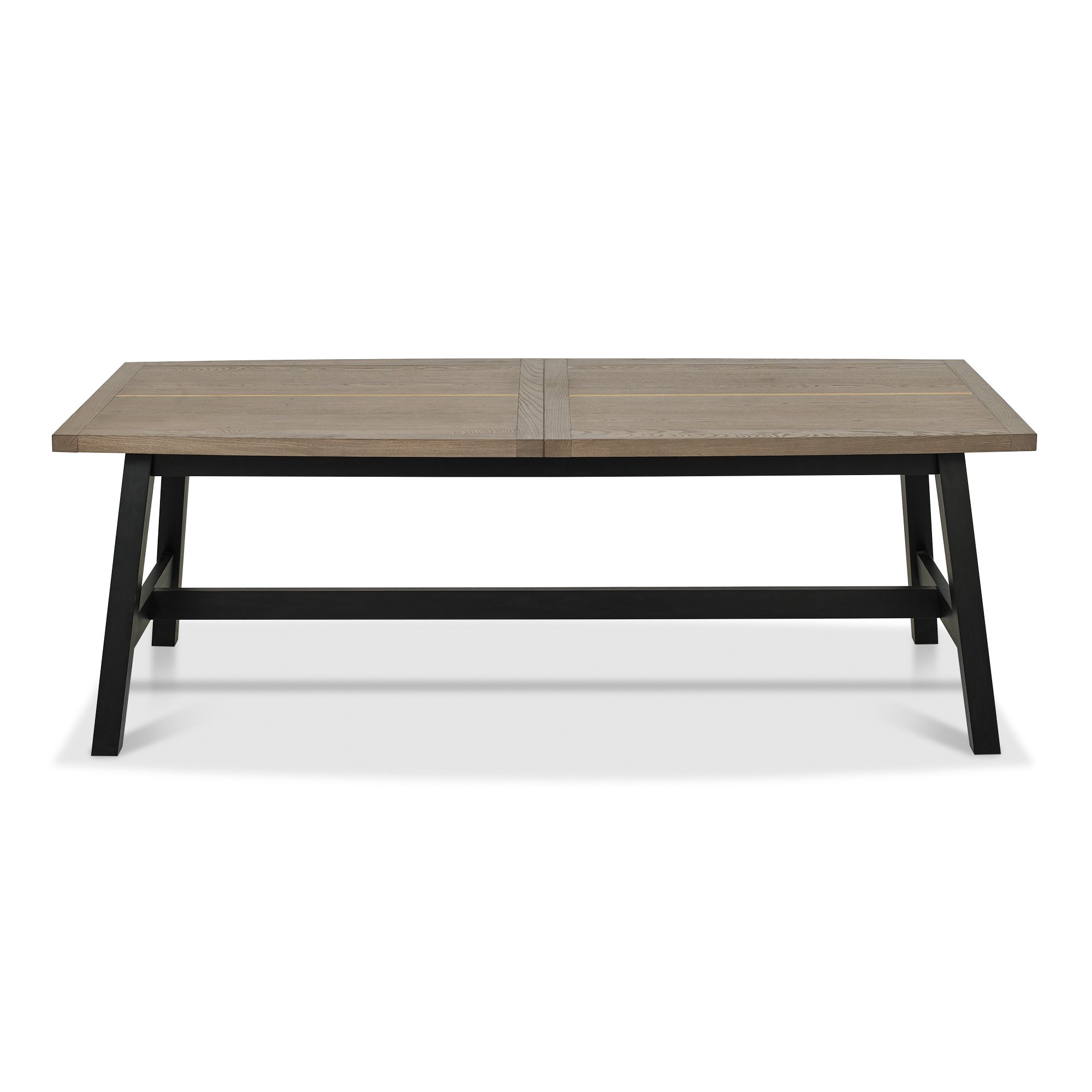 Rosen - Weathered Oak 6-8 Seater Extendable Dining Table