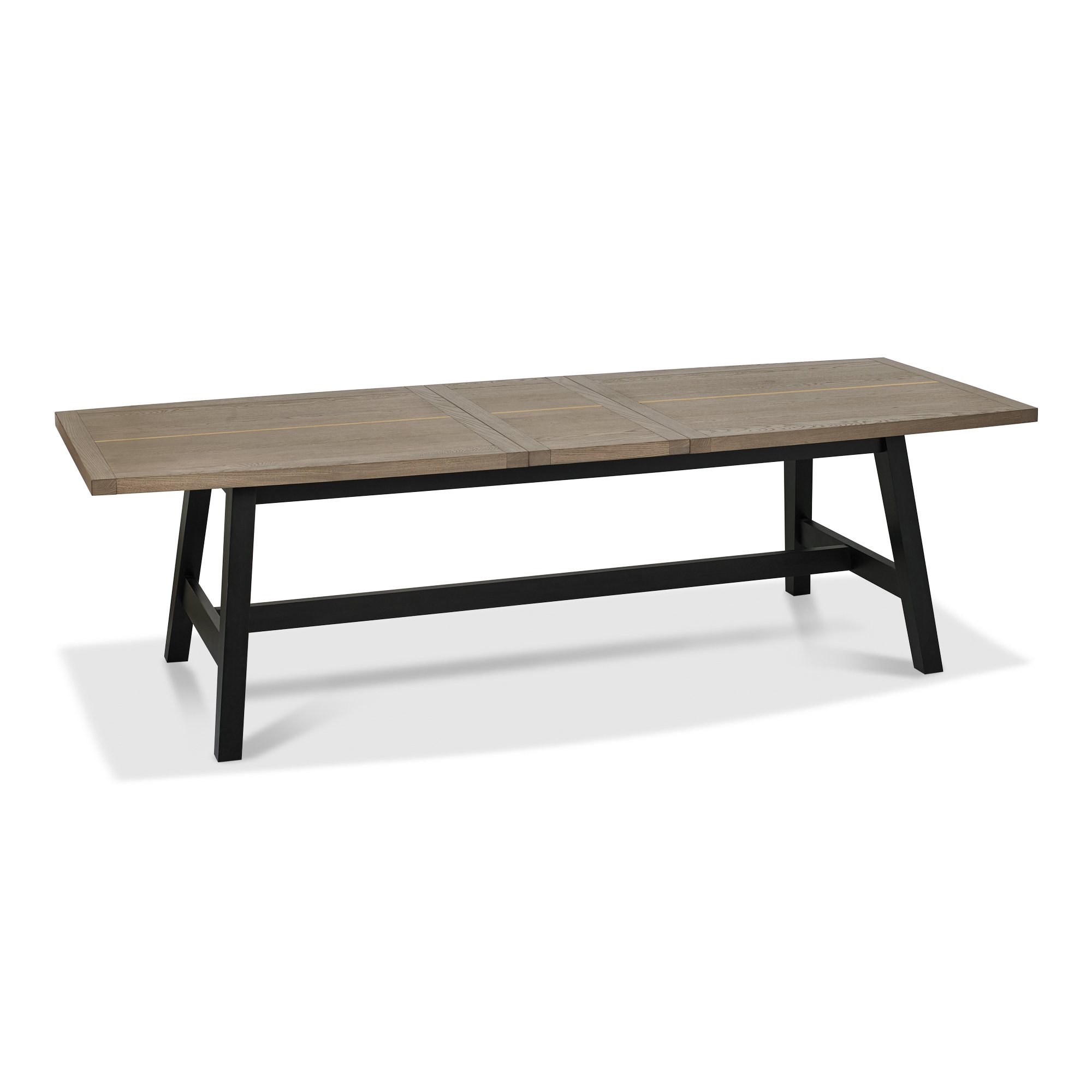 Rosen - Weathered Oak 6-8 Seater Extendable Dining Table