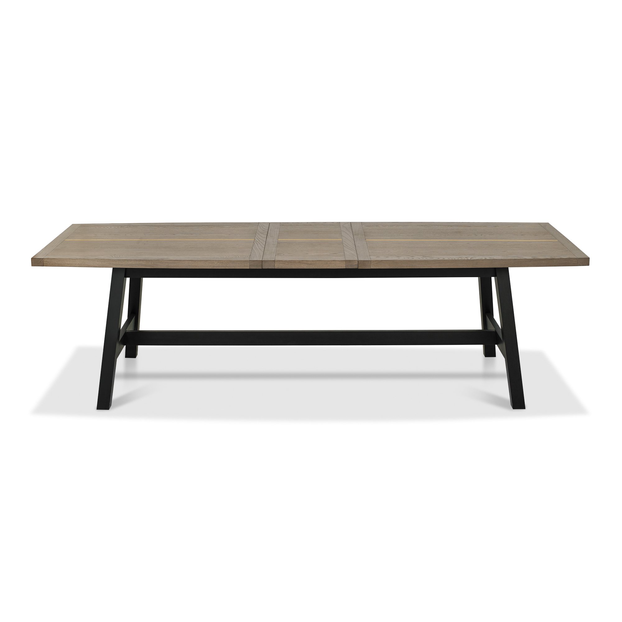Rosen - Weathered Oak 6-8 Seater Extendable Dining Table
