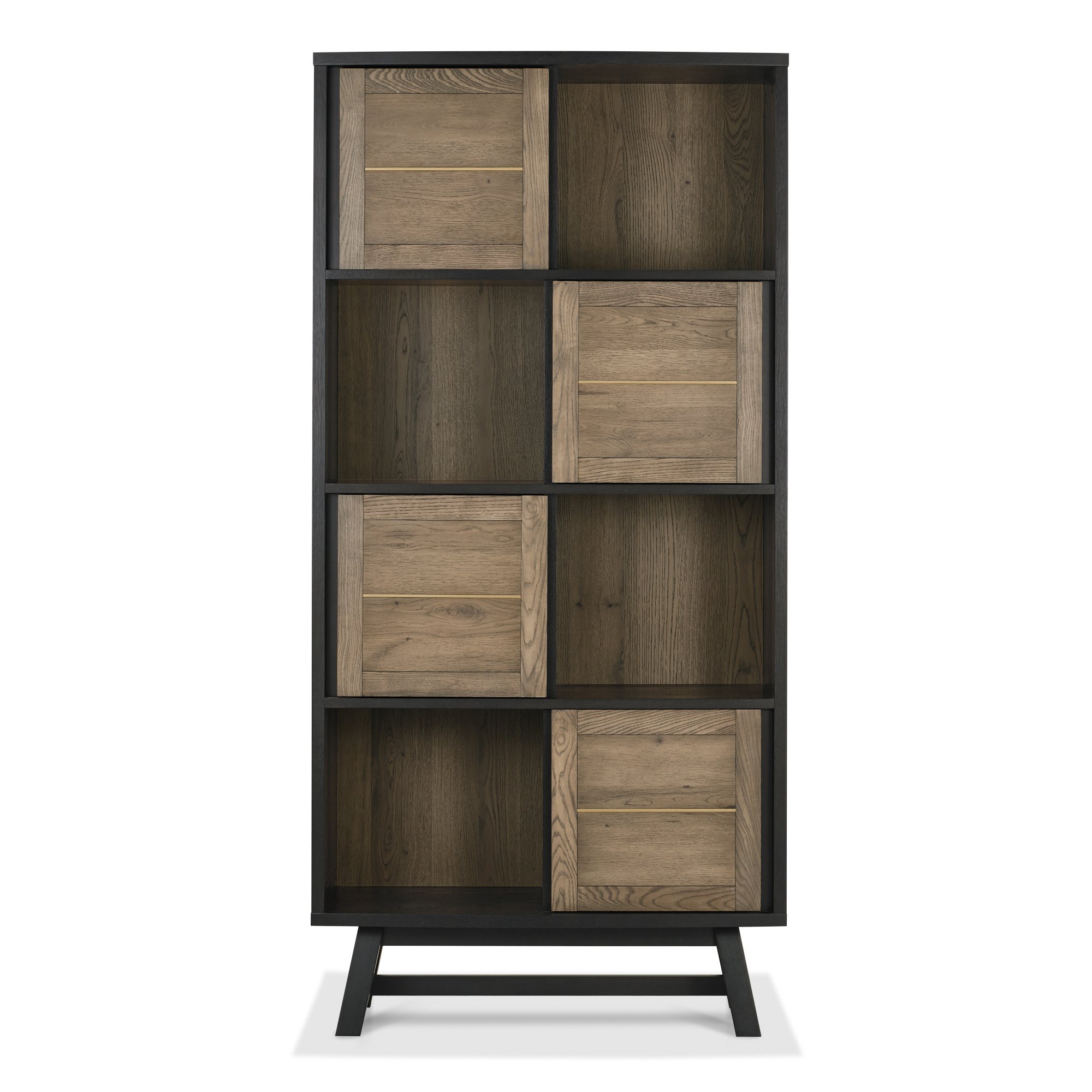 Rosen - Weathered Oak Display Cabinet