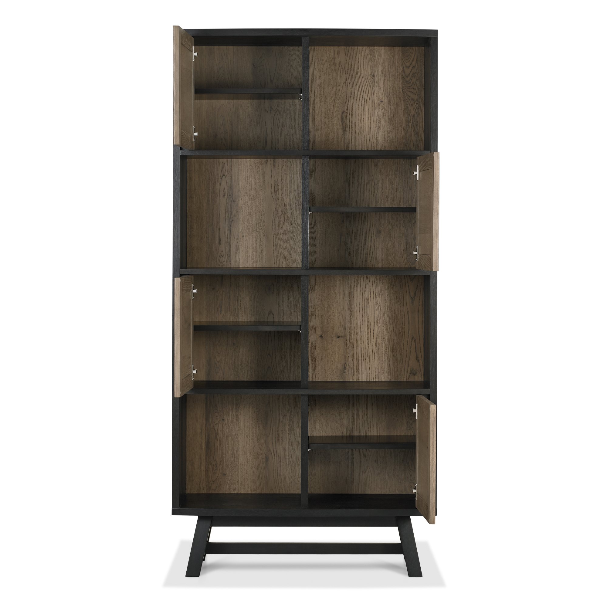 Rosen - Weathered Oak Display Cabinet