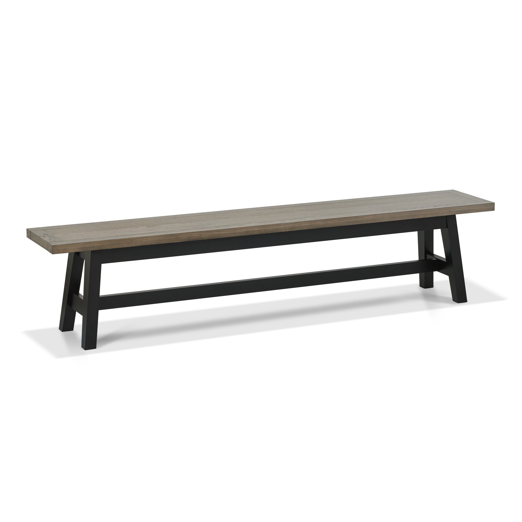 Rosen - Weathered Oak Large Dining Bench