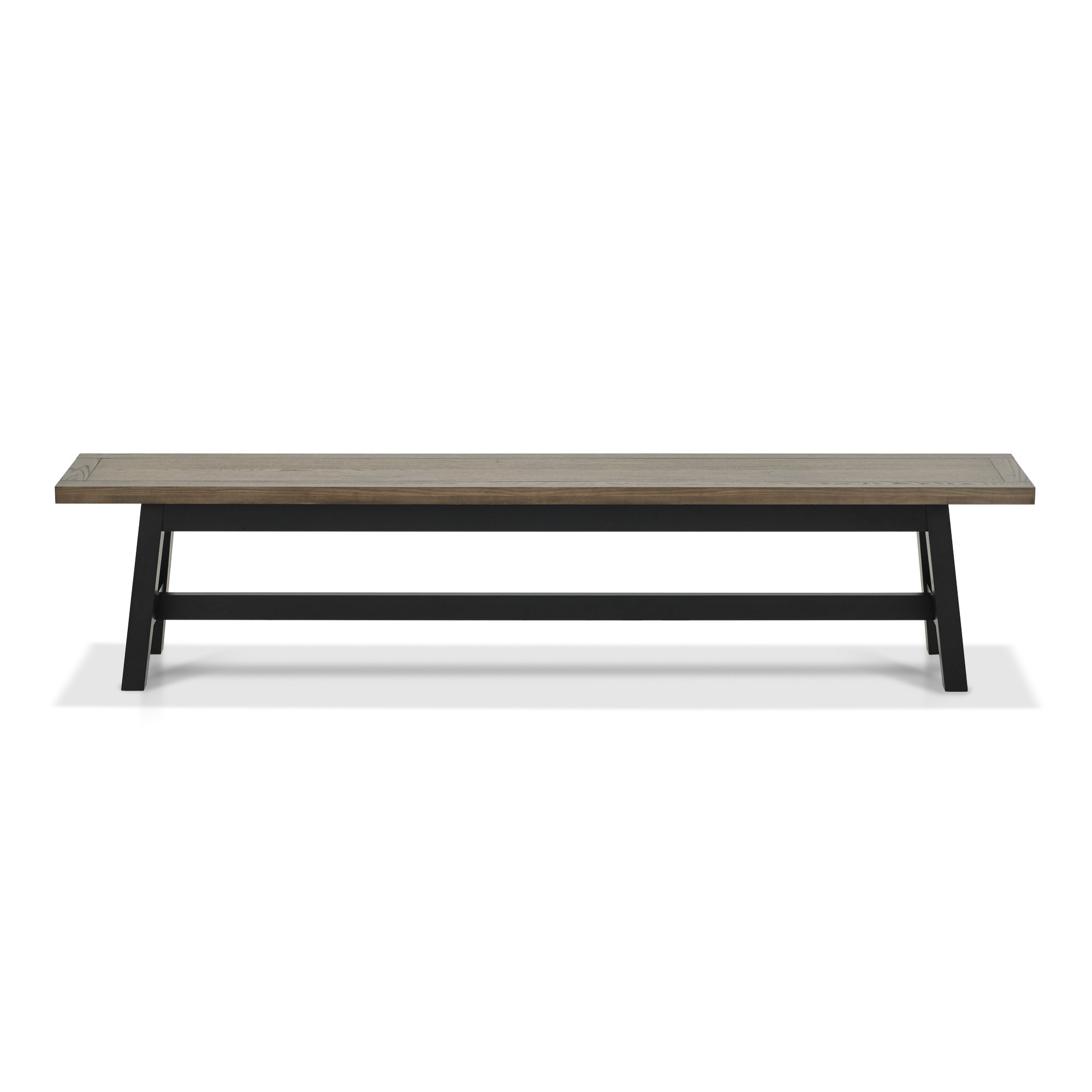 Rosen - Weathered Oak Large Dining Bench