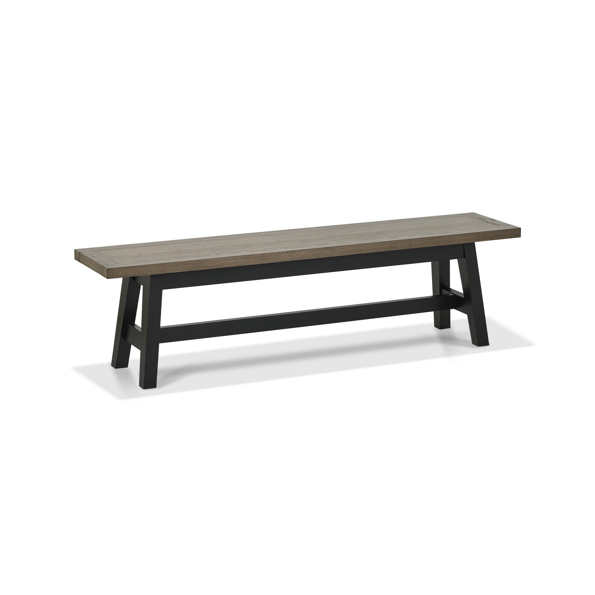 Rosen - Weathered Oak Small Dining Bench