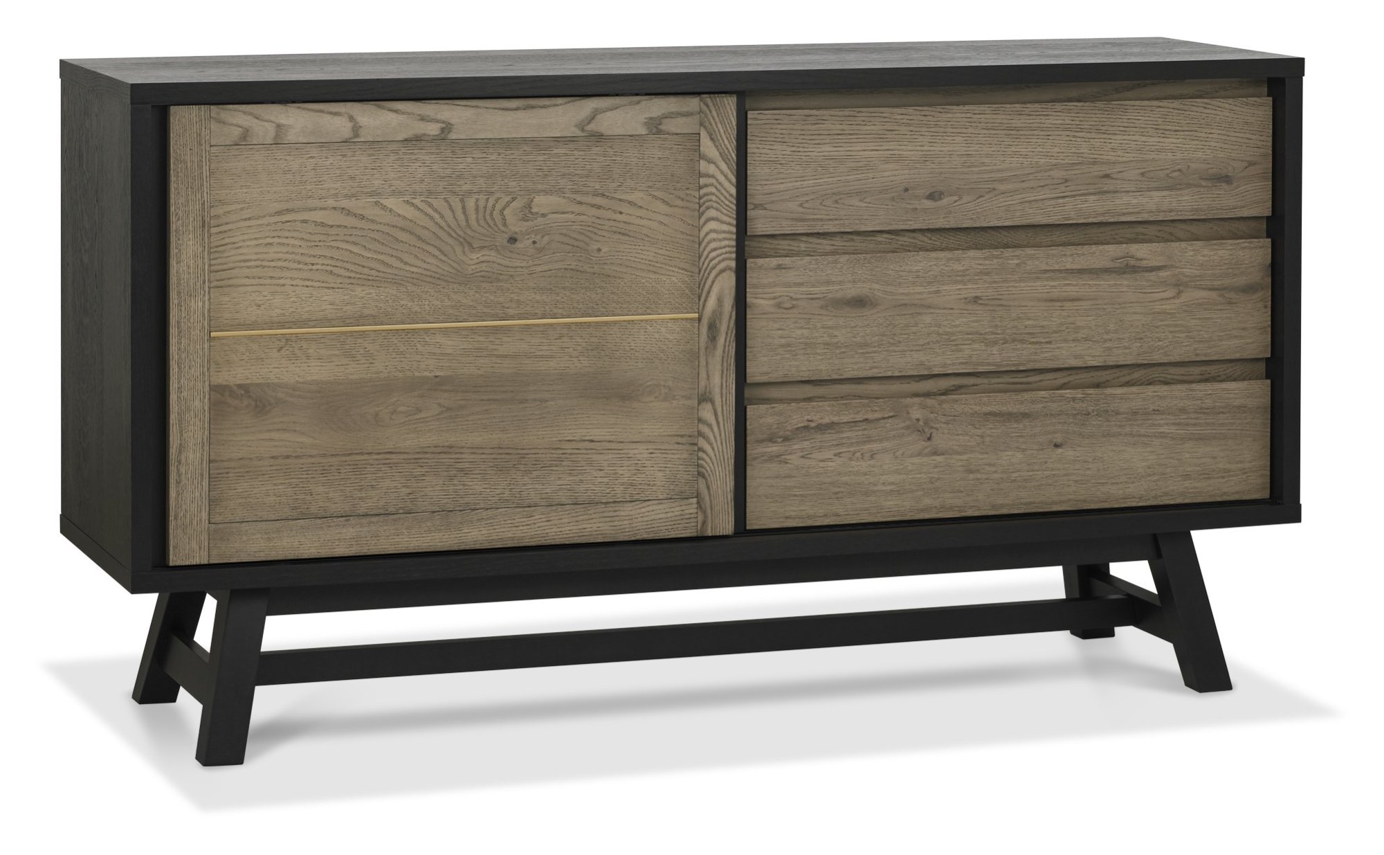 Rosen - Weathered Oak Wide Sideboard