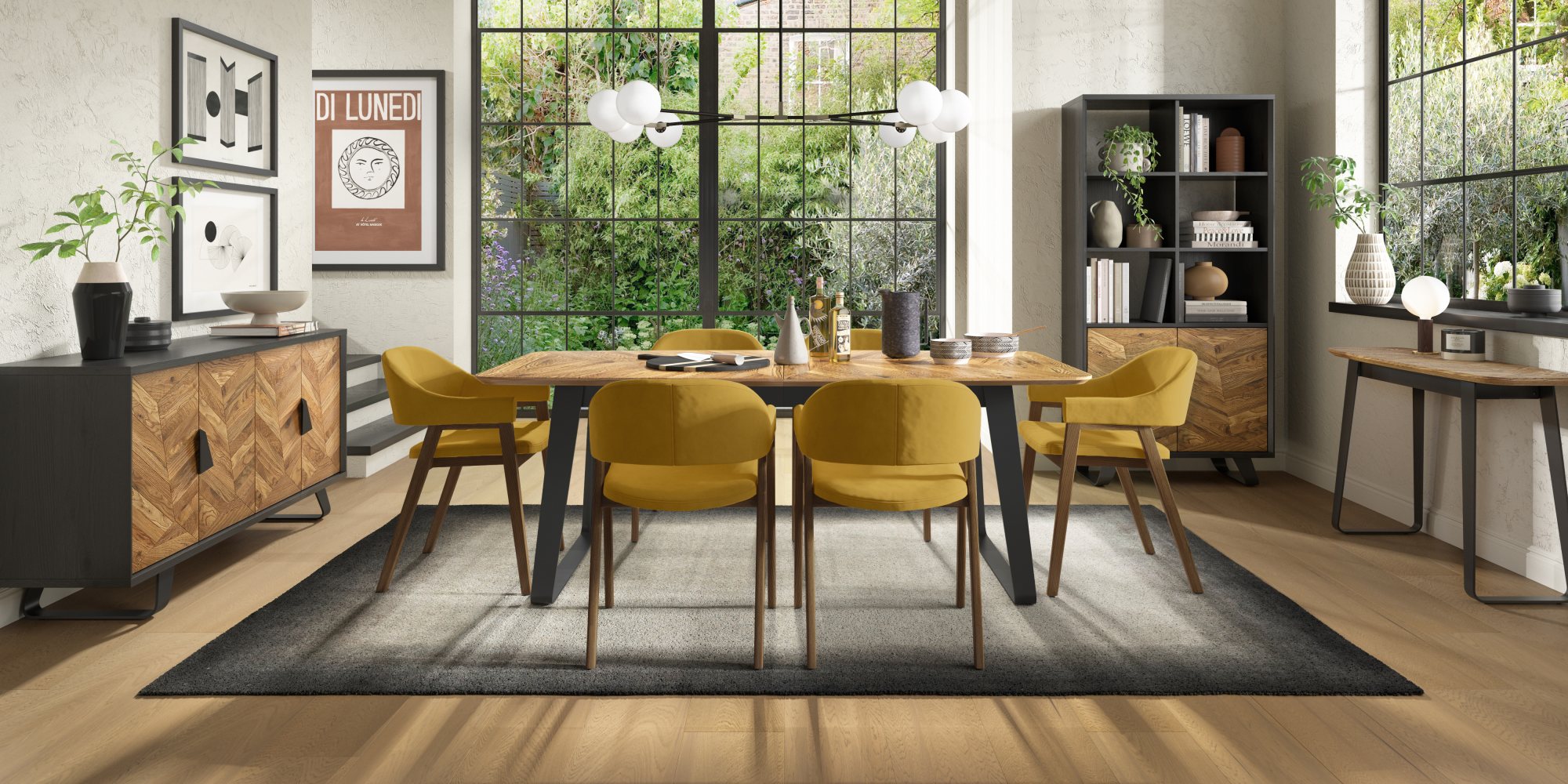 Castello - Rustic Oak Wide Sideboard