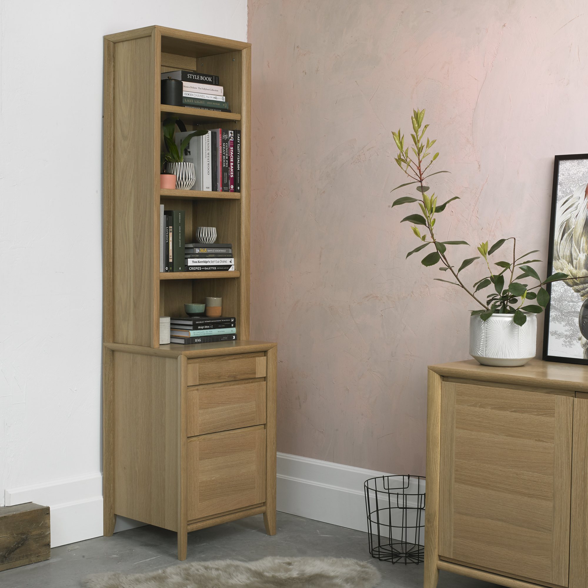 Jasper - Oak Narrow Top Unit