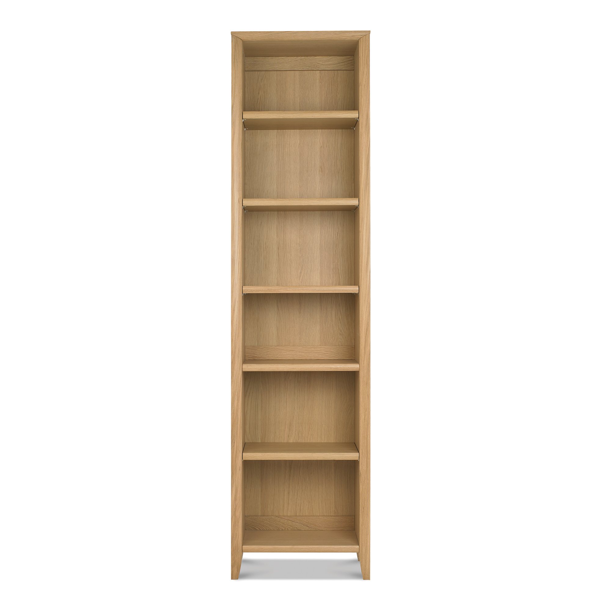 Jasper Oak Narrow Bookcase Living Room Furniture Home Origins