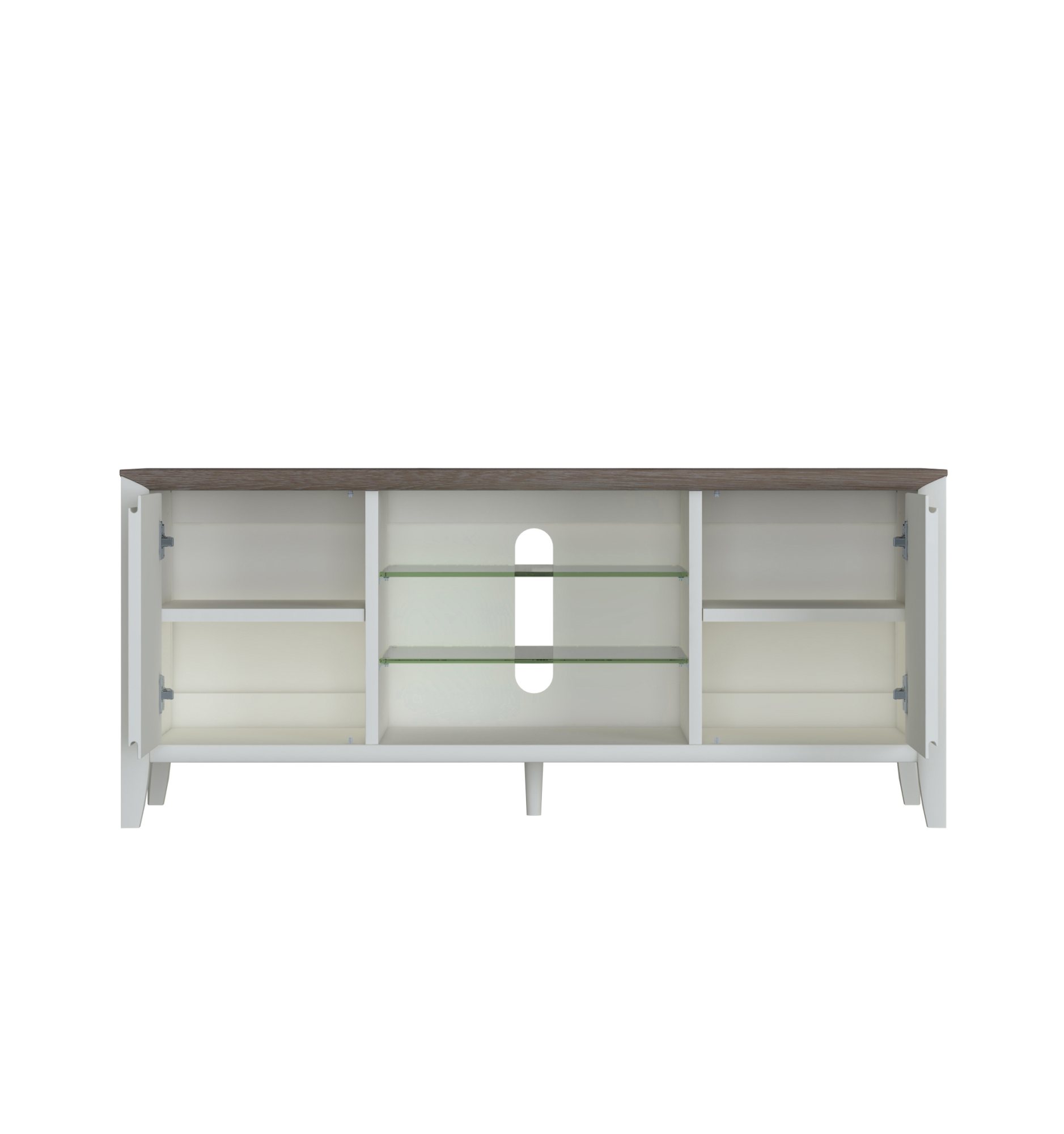 Jasper - Grey Washed Oak Media Unit