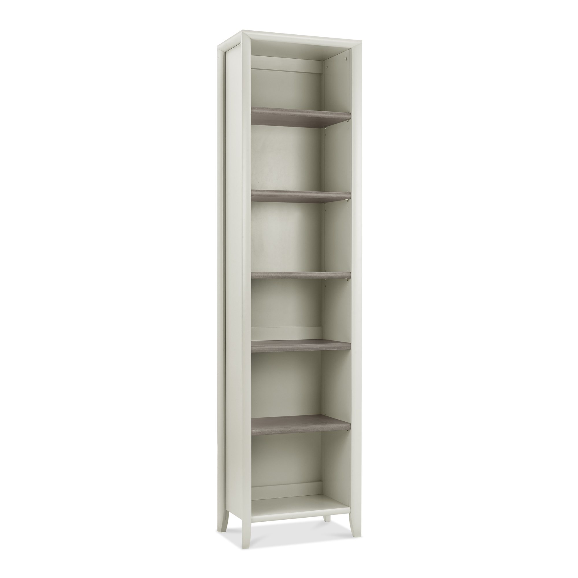 Jasper - Grey Washed Oak Narrow Bookcase