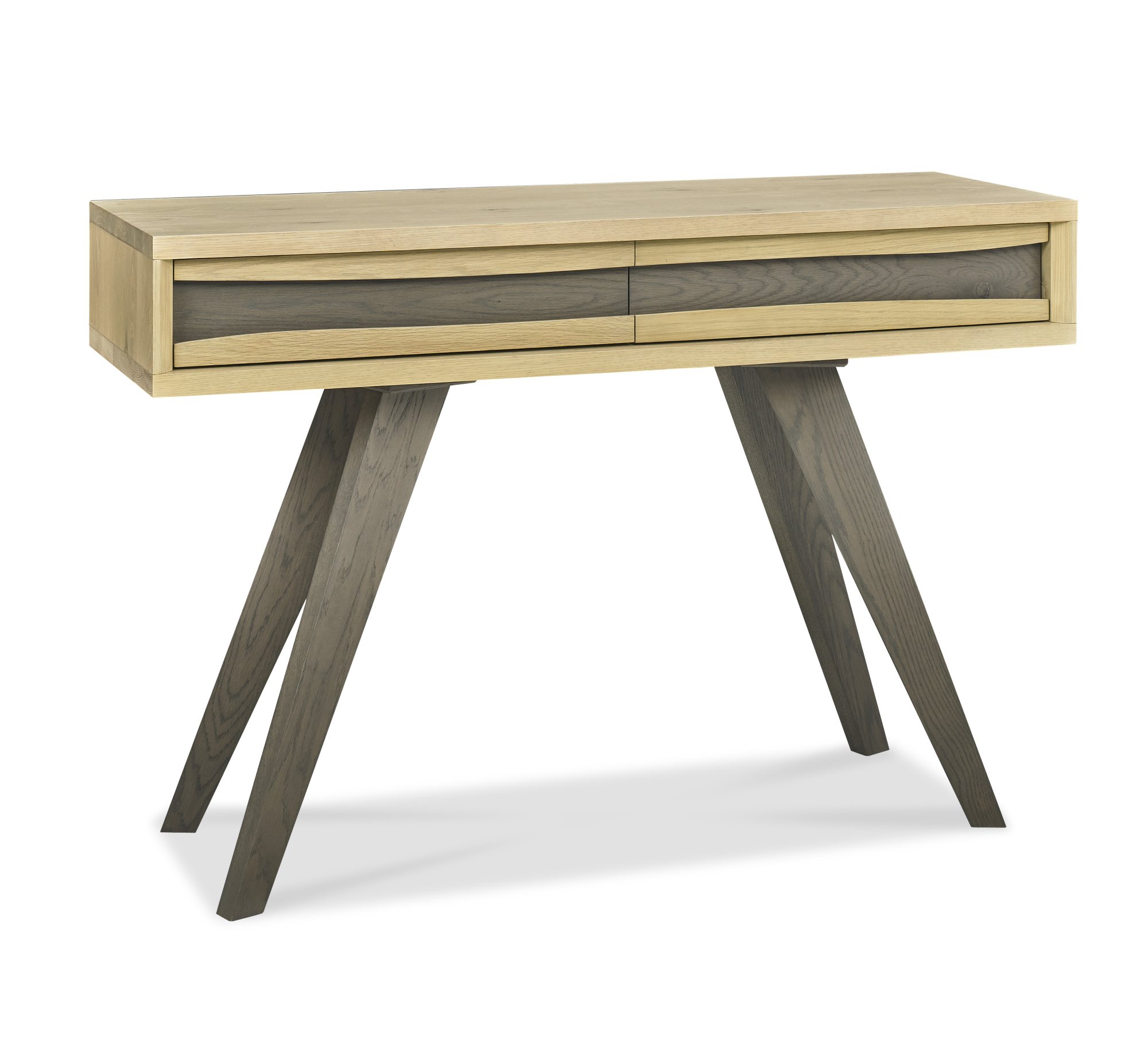 Garner - Aged Oak Console Table with Drawers
