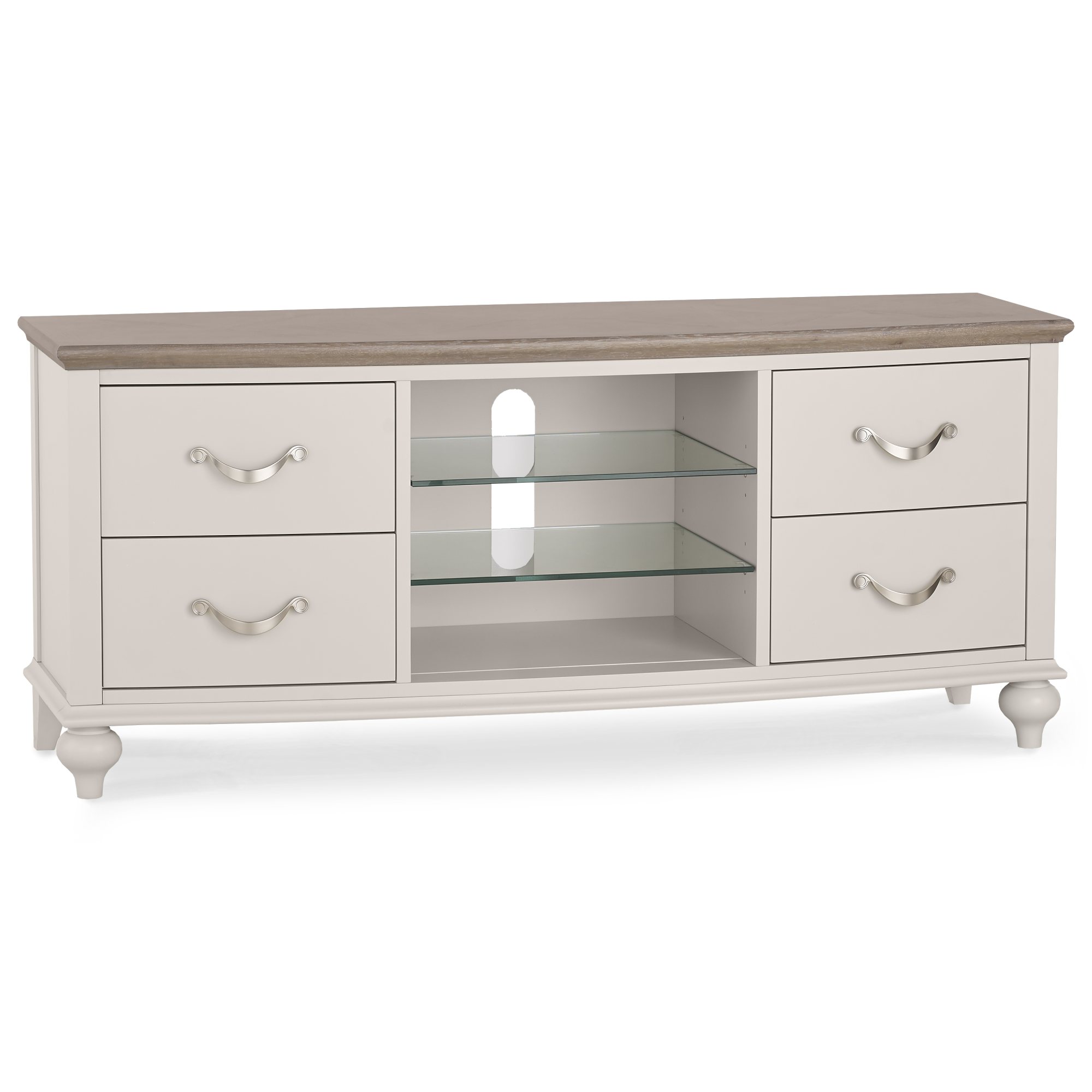 Miller - Grey Washed Oak Media Unit
