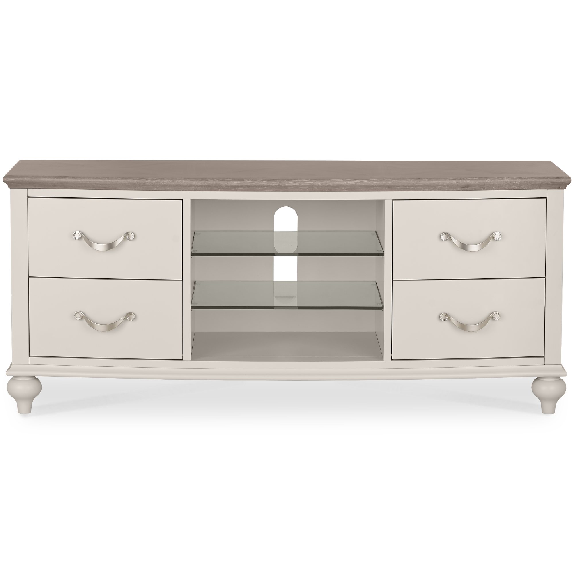 Miller - Grey Washed Oak Media Unit