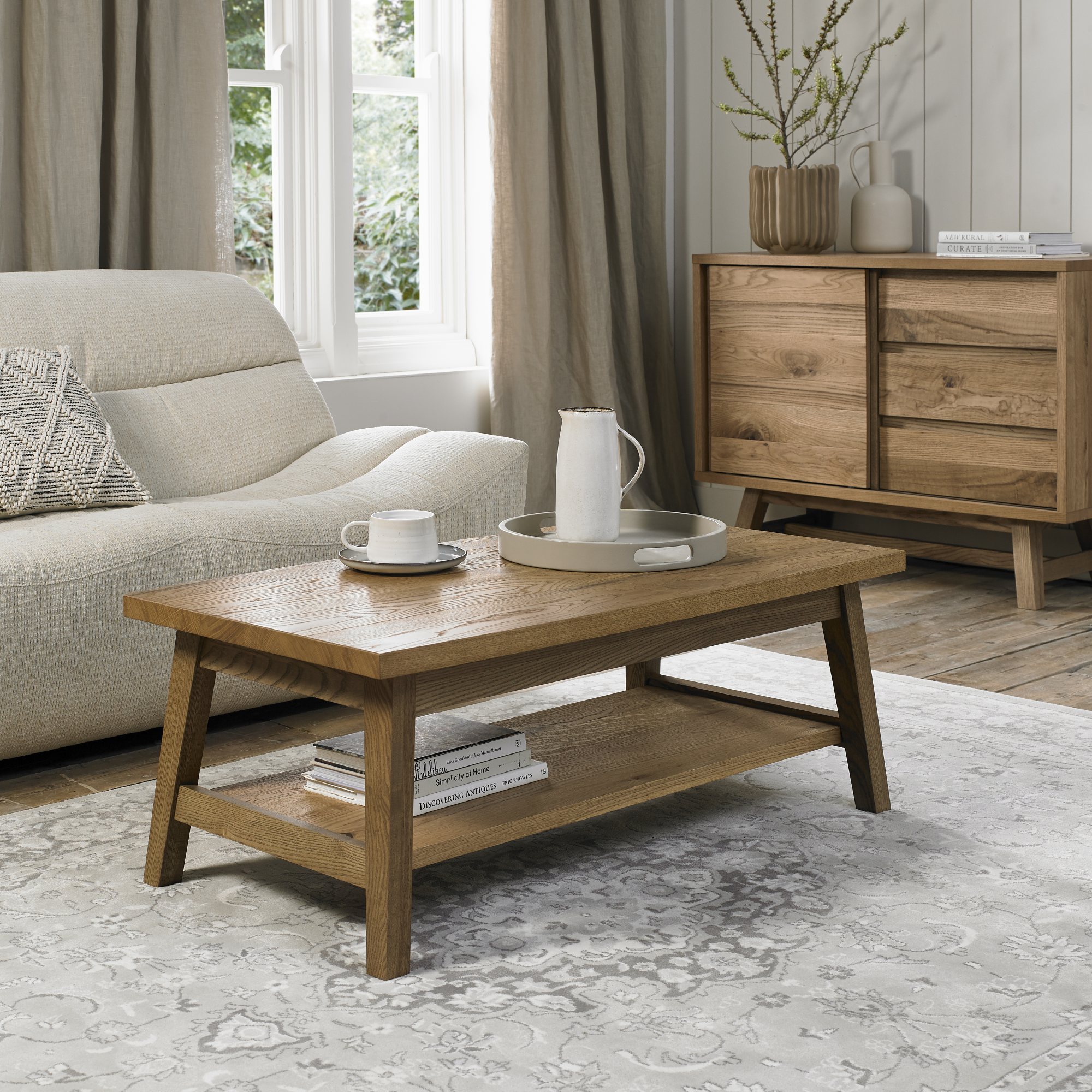 Rosen Rustic Oak Coffee Table