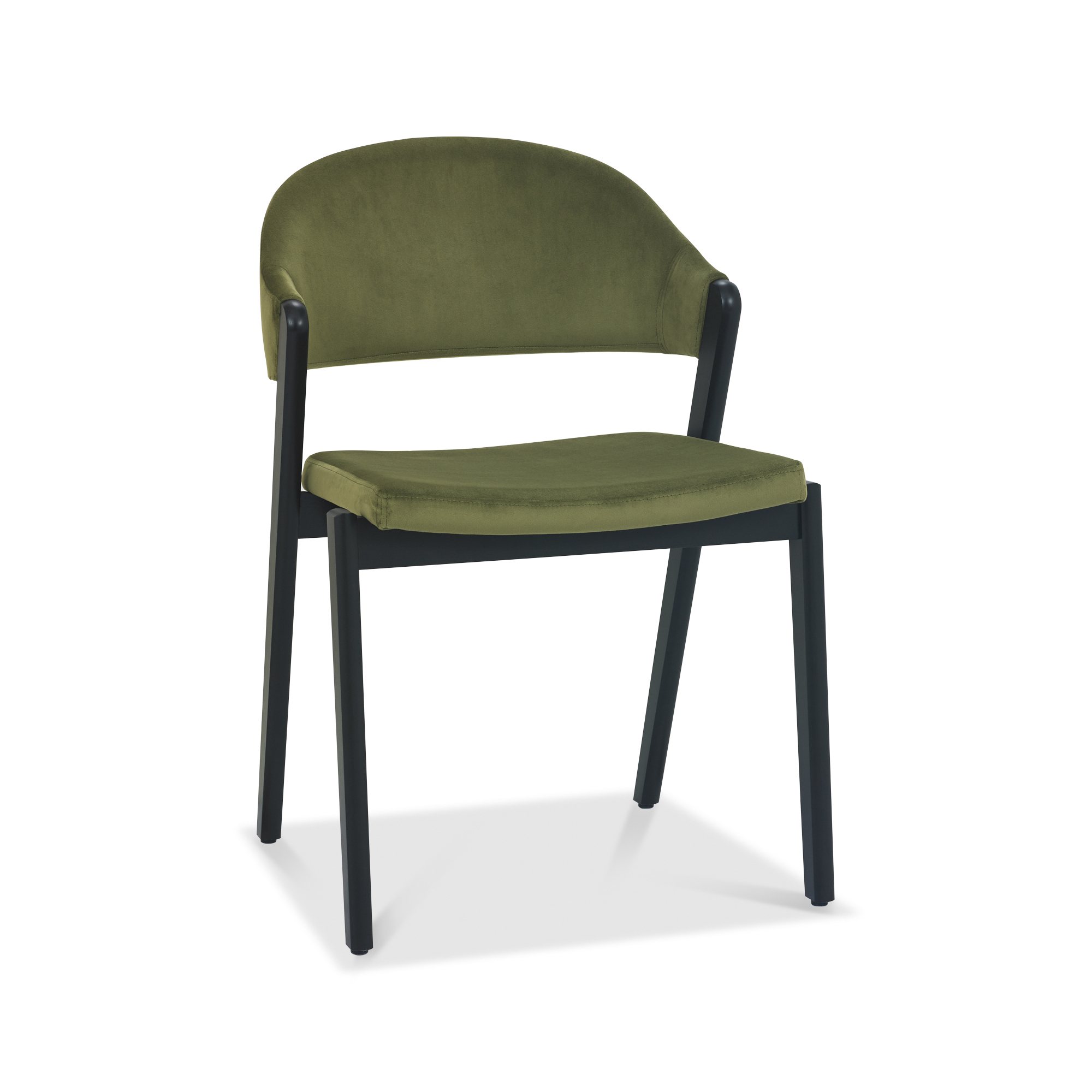 Rosen - Peppercorn Dining Chair in Cedar Velvet (Pair)