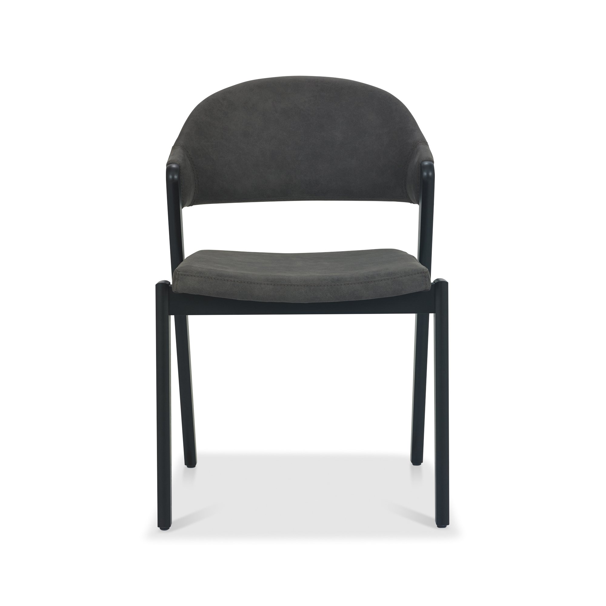 Rosen - Peppercorn Dining Chair in Dark Grey Fabric (Pair)