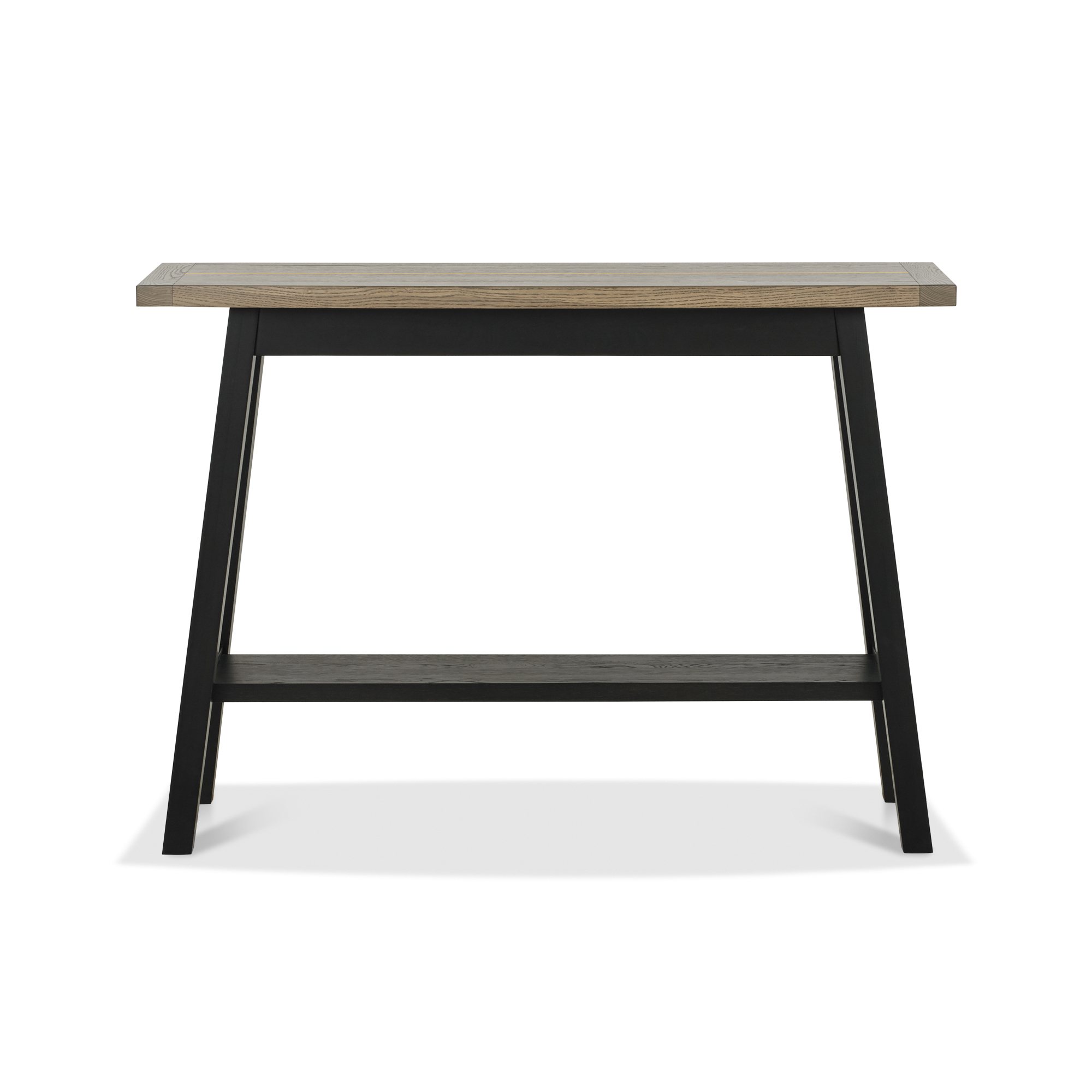 Rosen - Weathered Oak Console Table with Shelf