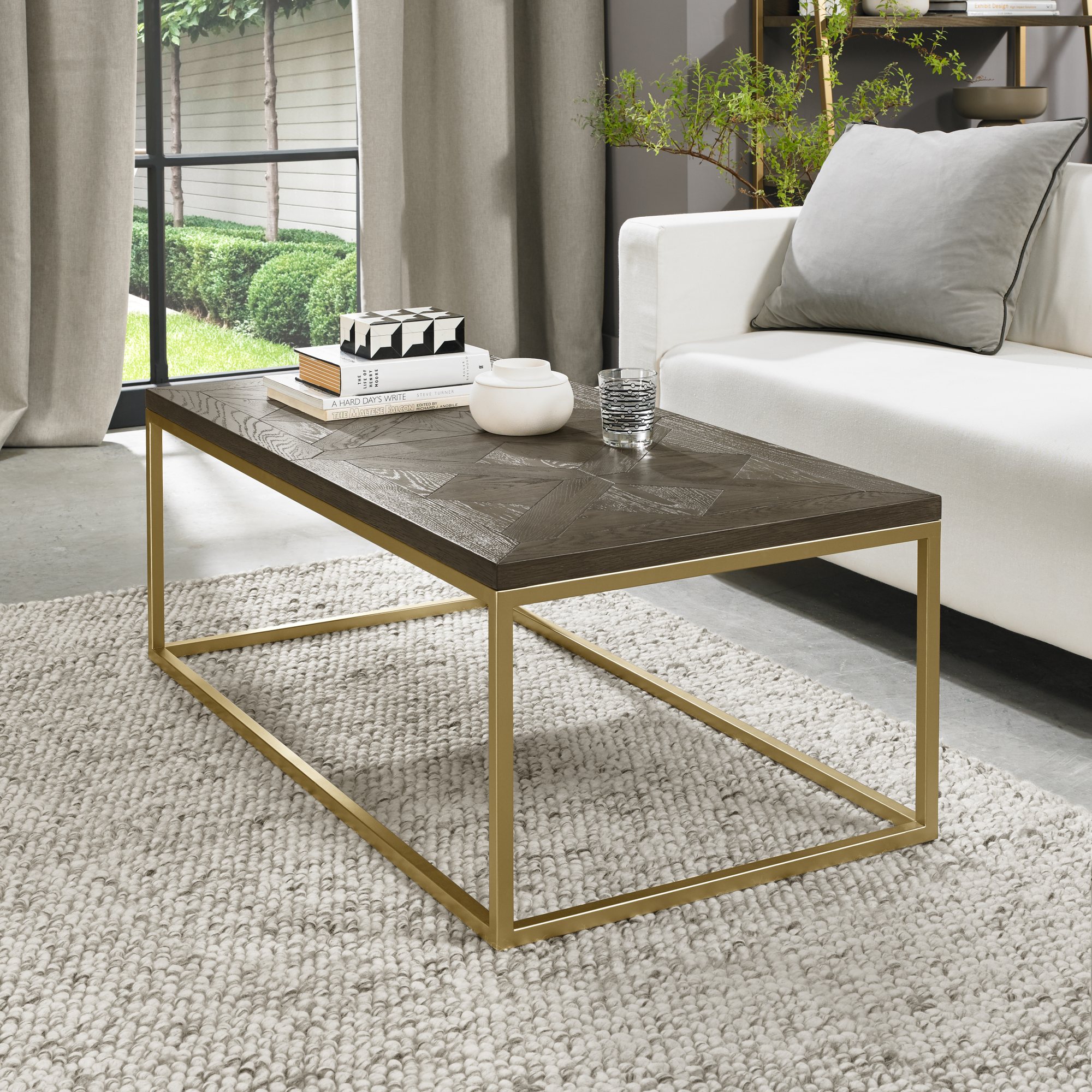 Varela Fumed Oak Coffee Table