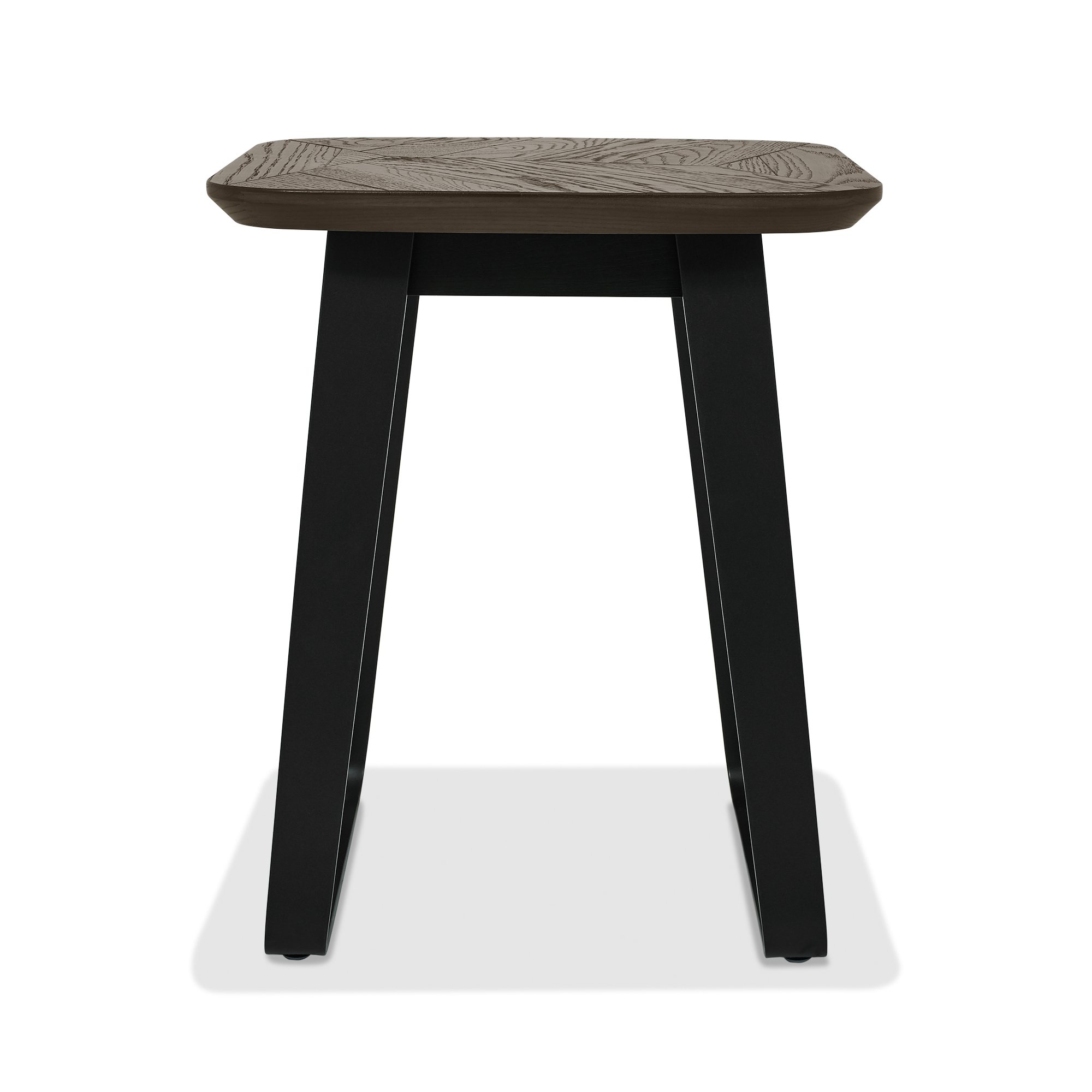 Castello - Weathered Oak Square Lamp Table