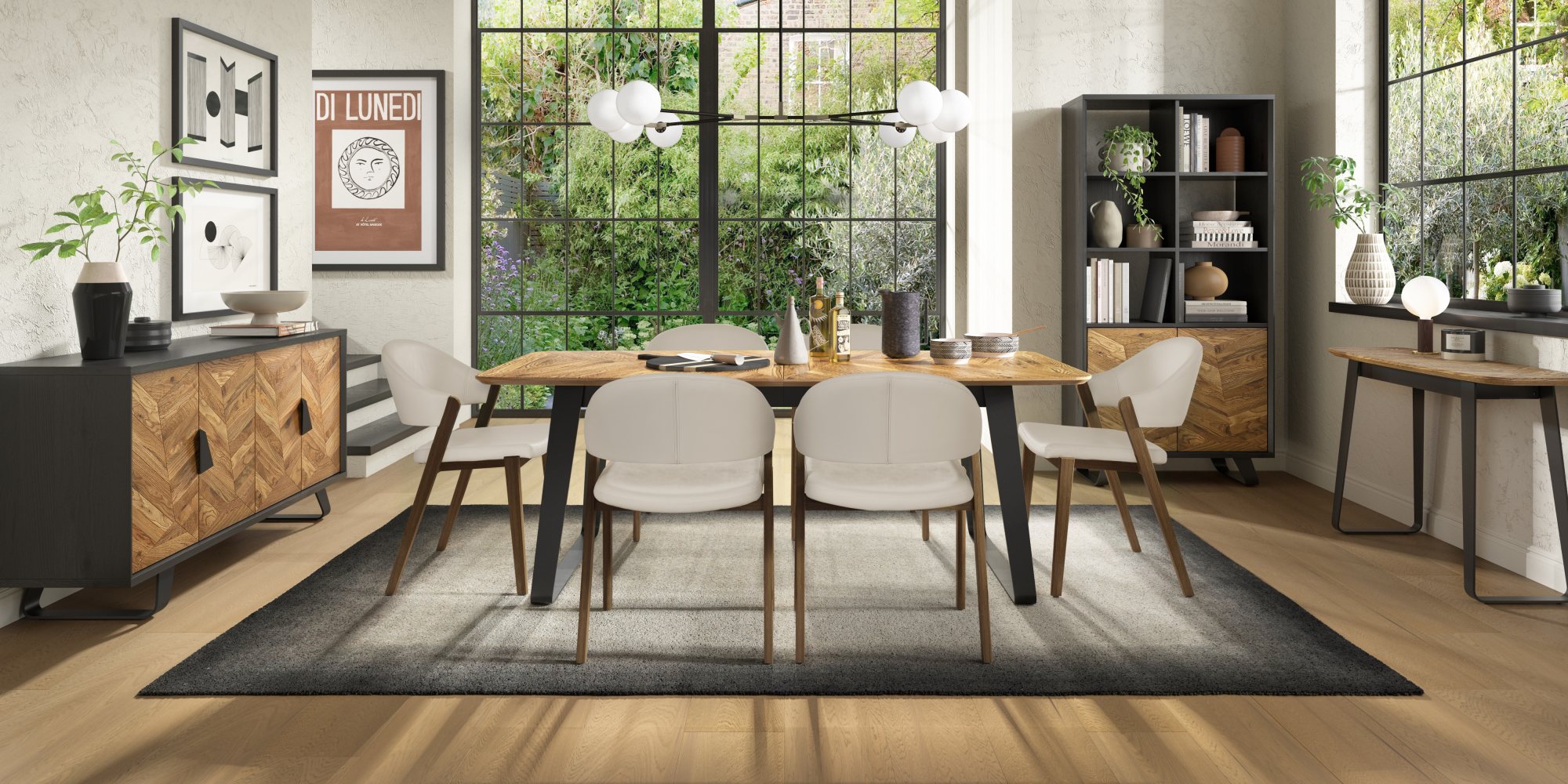 Castello - Rustic Oak Console Table