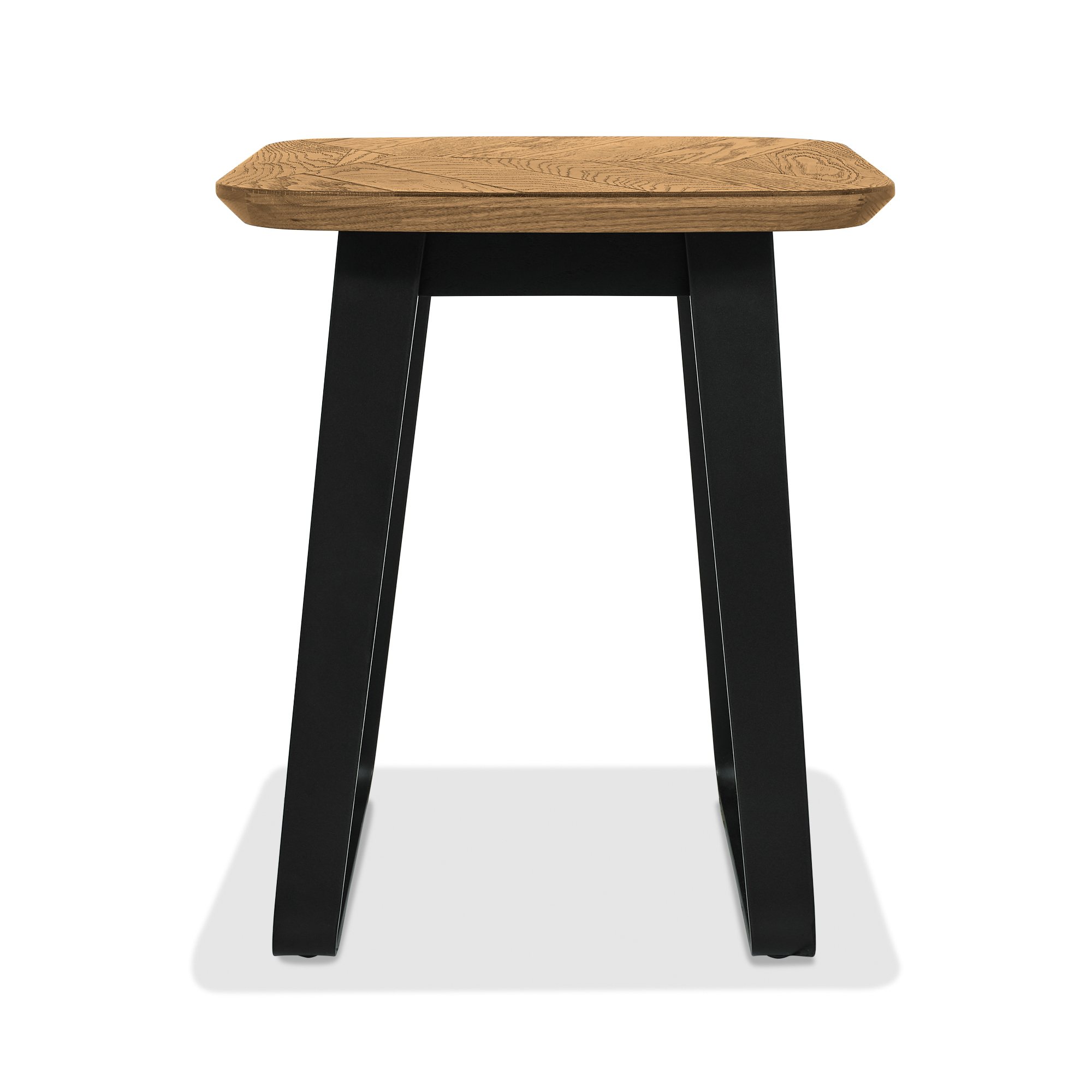 Castello - Rustic Oak Square Lamp Table