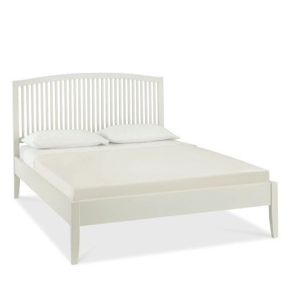 Palmer Soft Grey Slatted Bedstead Double 135cm