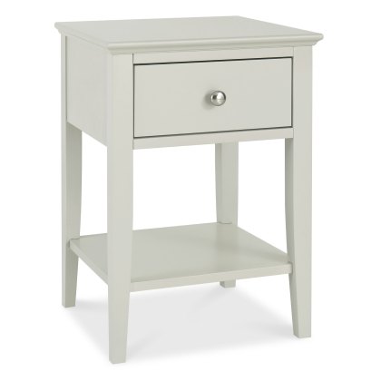 Palmer Soft Grey 1 Drawer Nightstand