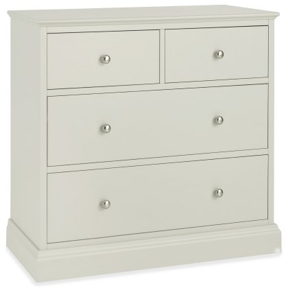 Palmer Soft Grey 2+2 Drawer Chest