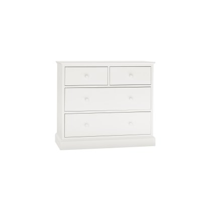 Palmer White 2+2 Drawer Chest