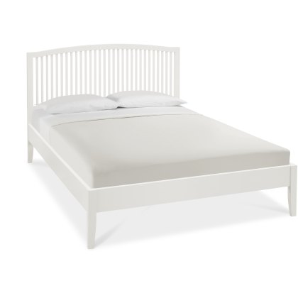 Palmer White Slatted Bedstead King 150cm