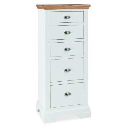 Colman Two Tone 5 Drawer Tall Chest