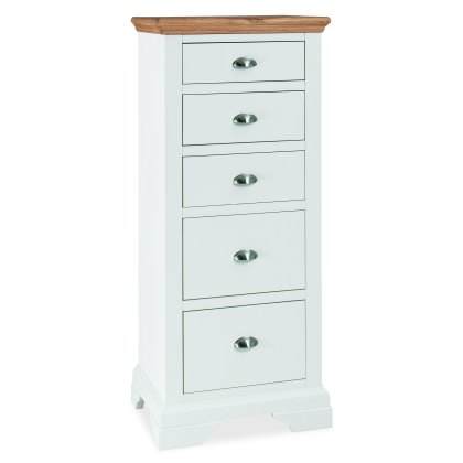 Colman Two Tone 5 Drawer Tall Chest
