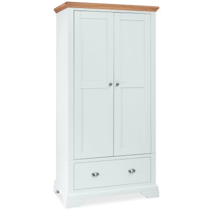 Colman Two Tone Double Wardrobe