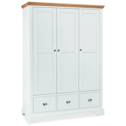 Colman Two Tone Triple Wardrobe