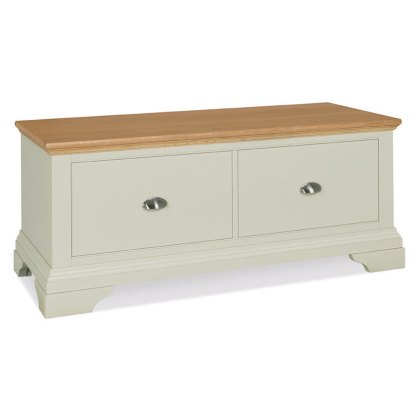 Colman Soft Grey & Pale Oak Blanket Box