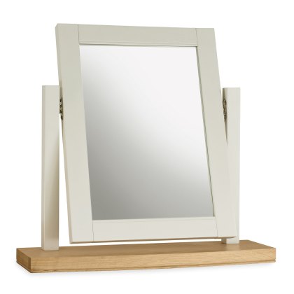 Colman Soft Grey & Pale Oak Vanity Mirror