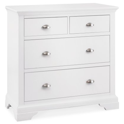 Colman White 2+2 Drawer Chest